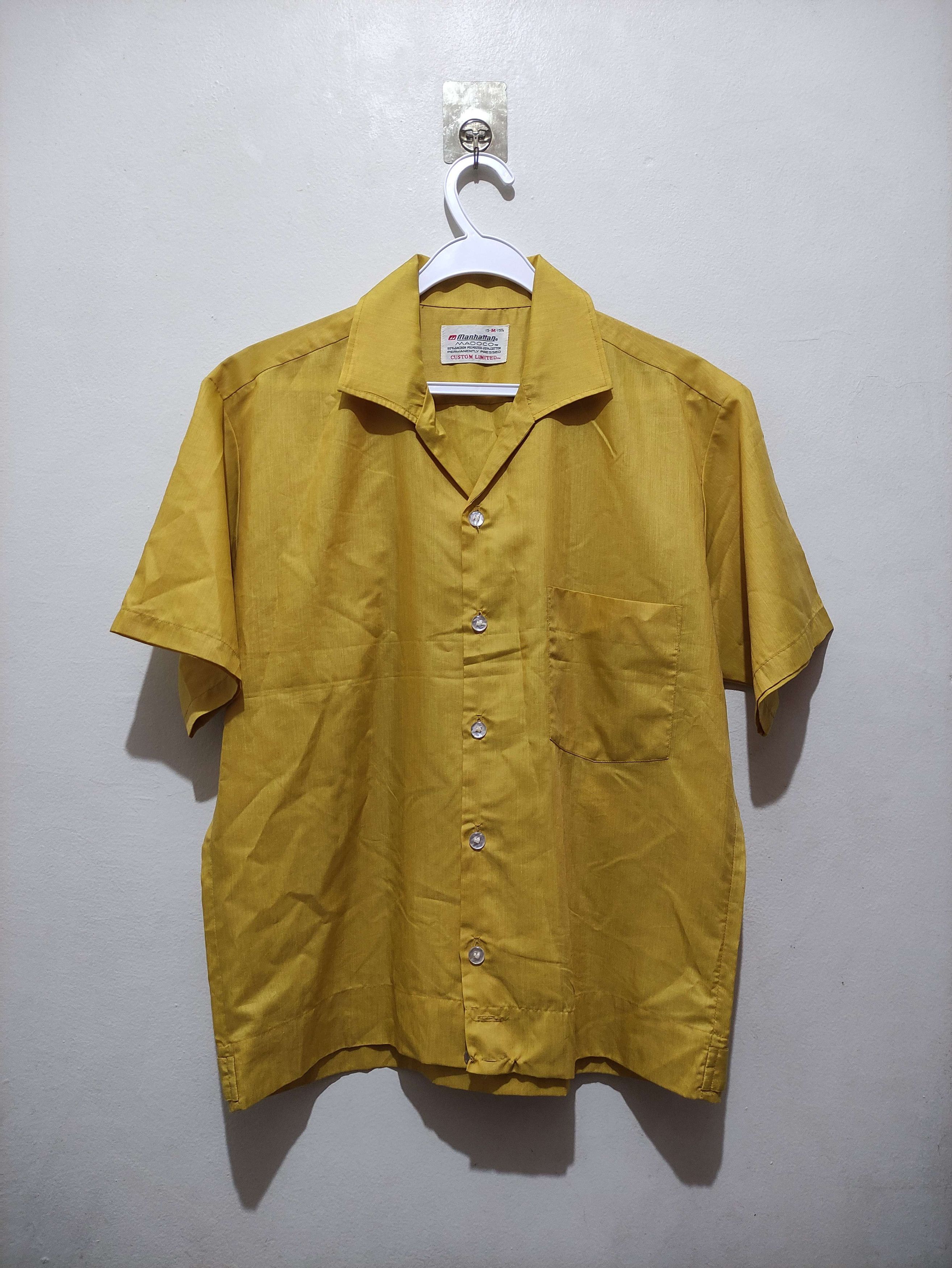 Vintage Vintage 60s Manhattan Madoco Mod Shirt Size US M / EU 48-50 / 2 - 1 Thumbnail