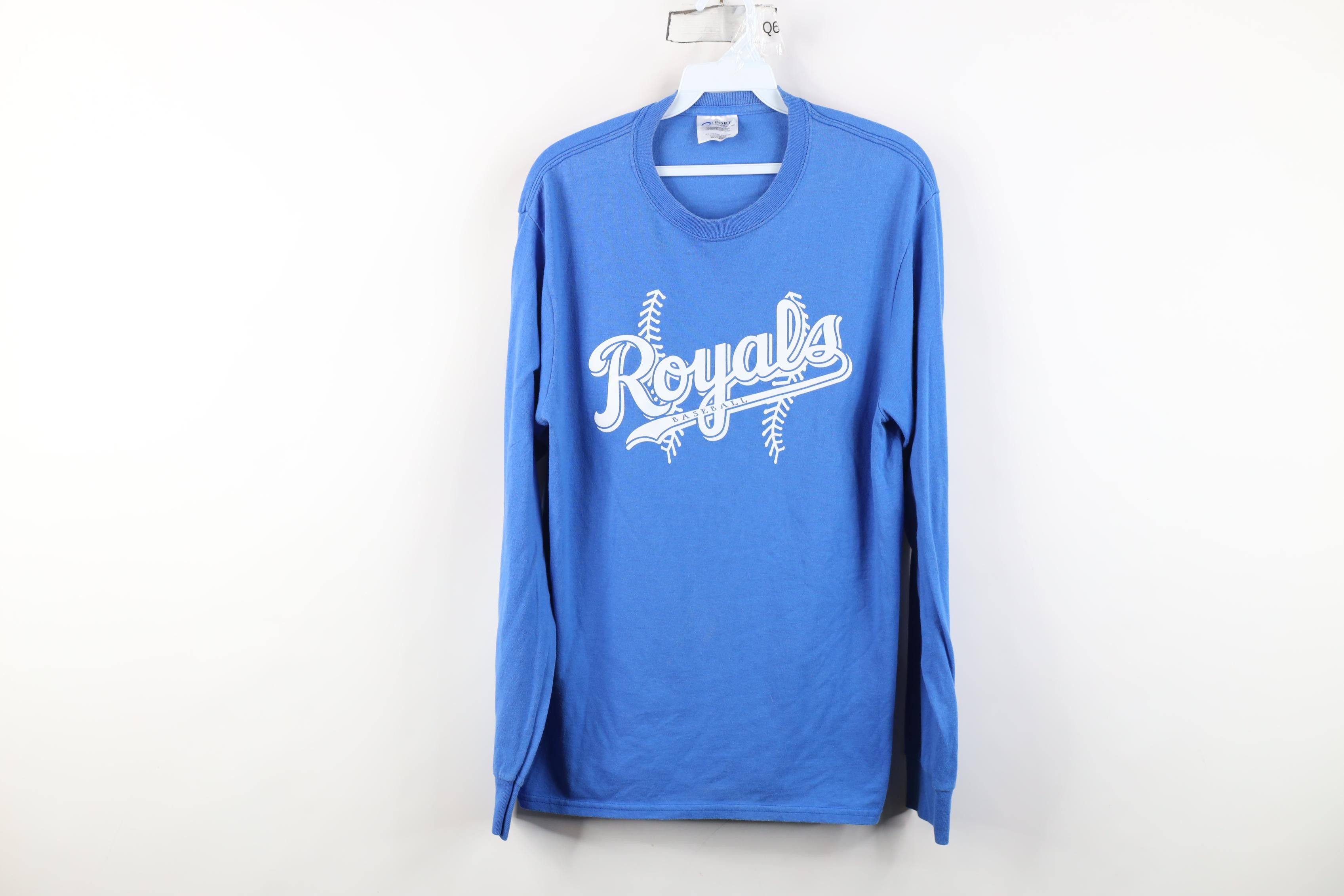 Vintage Vintage 90s Y2K City Royals Baseball Long Sleeve T-Shirt Size US M / EU 48-50 / 2 - 1 Thumbnail