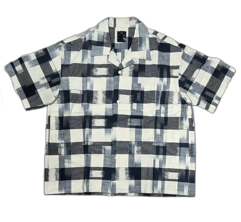 Visvim visvim short sleeve checkered shirt in blue Size US M / EU 48-50 / 2 - 1 Thumbnail