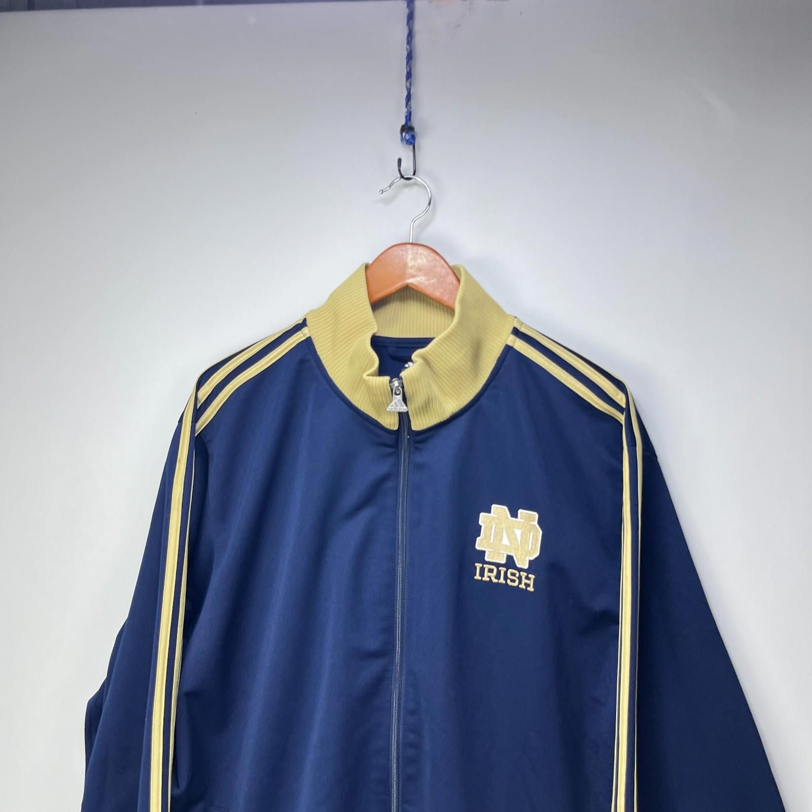 Adidas Vintage Adidas Notre Dame Fighting Irish Track Jacket XL Size ONE SIZE - 2 Thumbnail