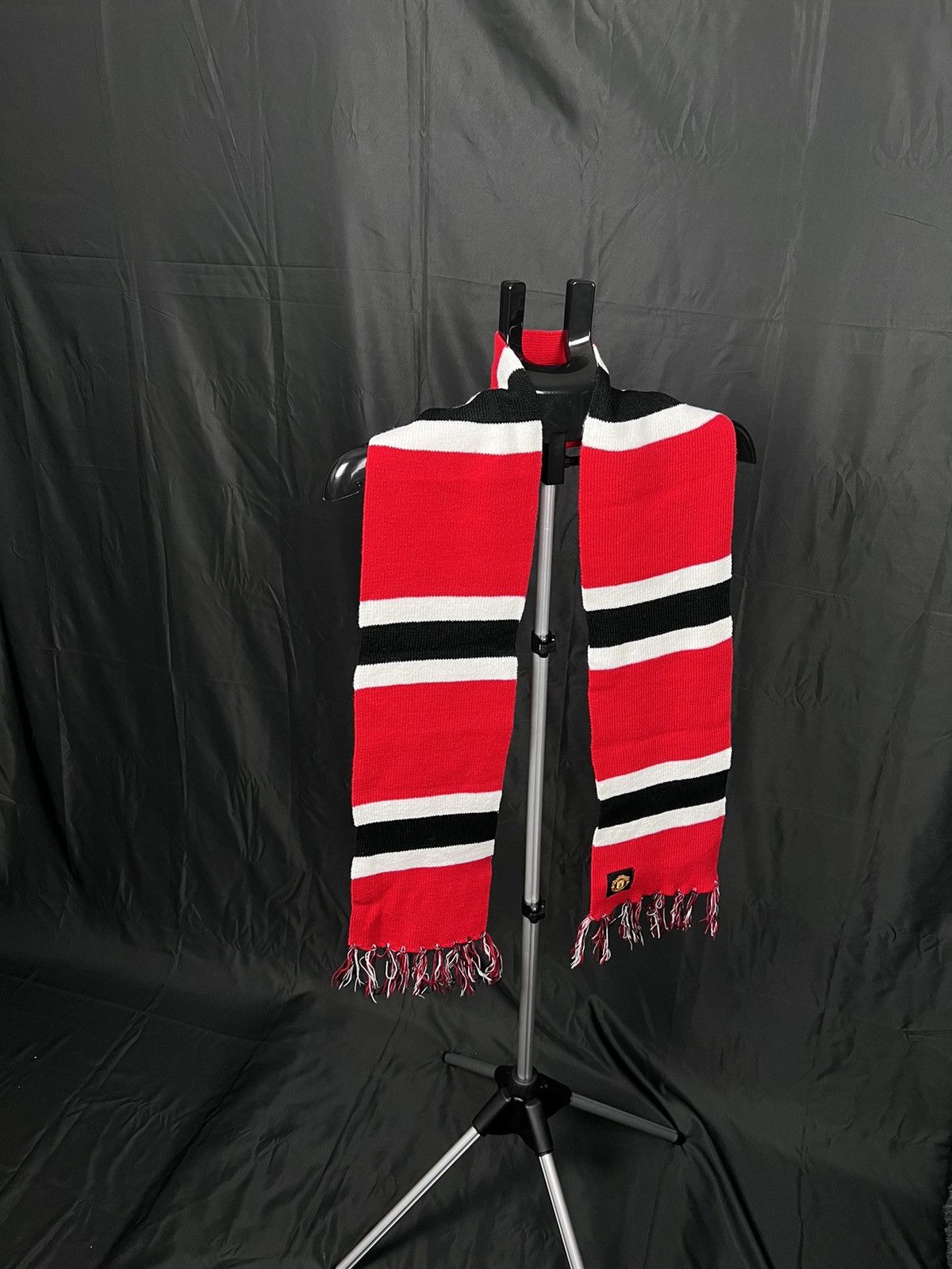 Vintage 🔴 Official Manchester United scarf merch stripped Size ONE SIZE - 2 Thumbnail