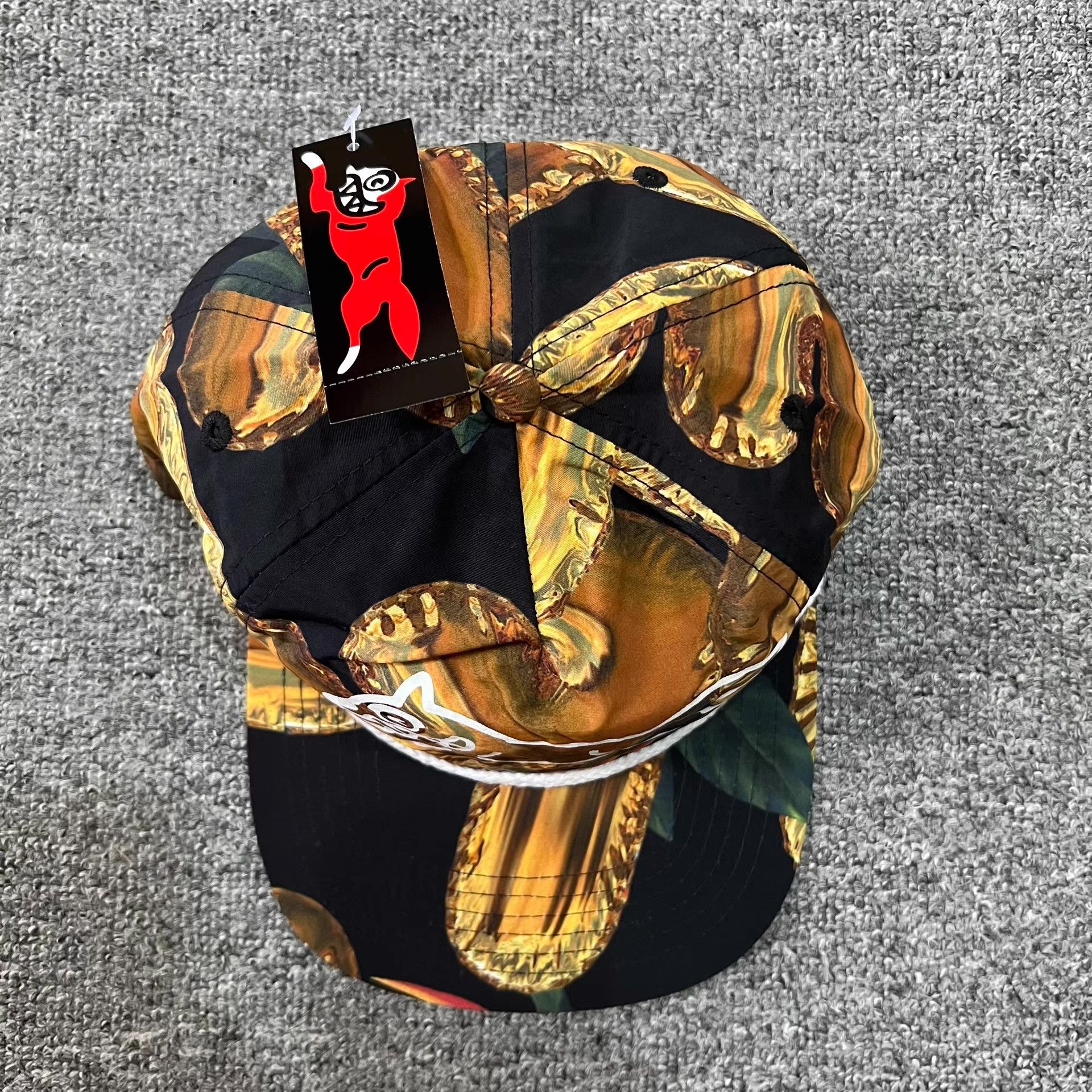 Billionaire Boys Club BBC ICECREAM Flying Dog Flat Brim Baseball Cap Q7 Size ONE SIZE - 2 Thumbnail