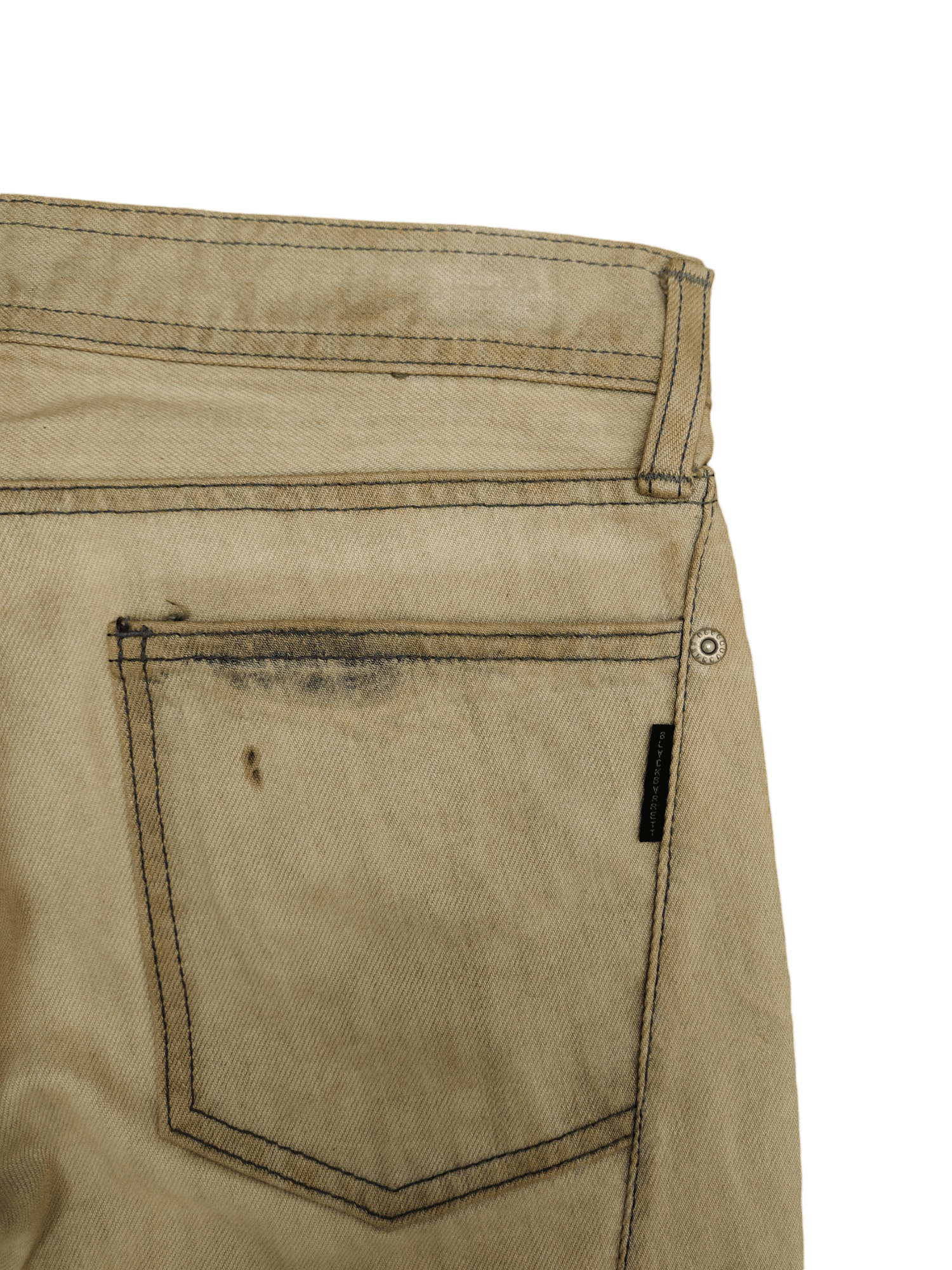 Neil Barrett Black Barrett By Neil Barrett Rusty Wash Denim Jeans Size US 30 / EU 46 - 14 Thumbnail