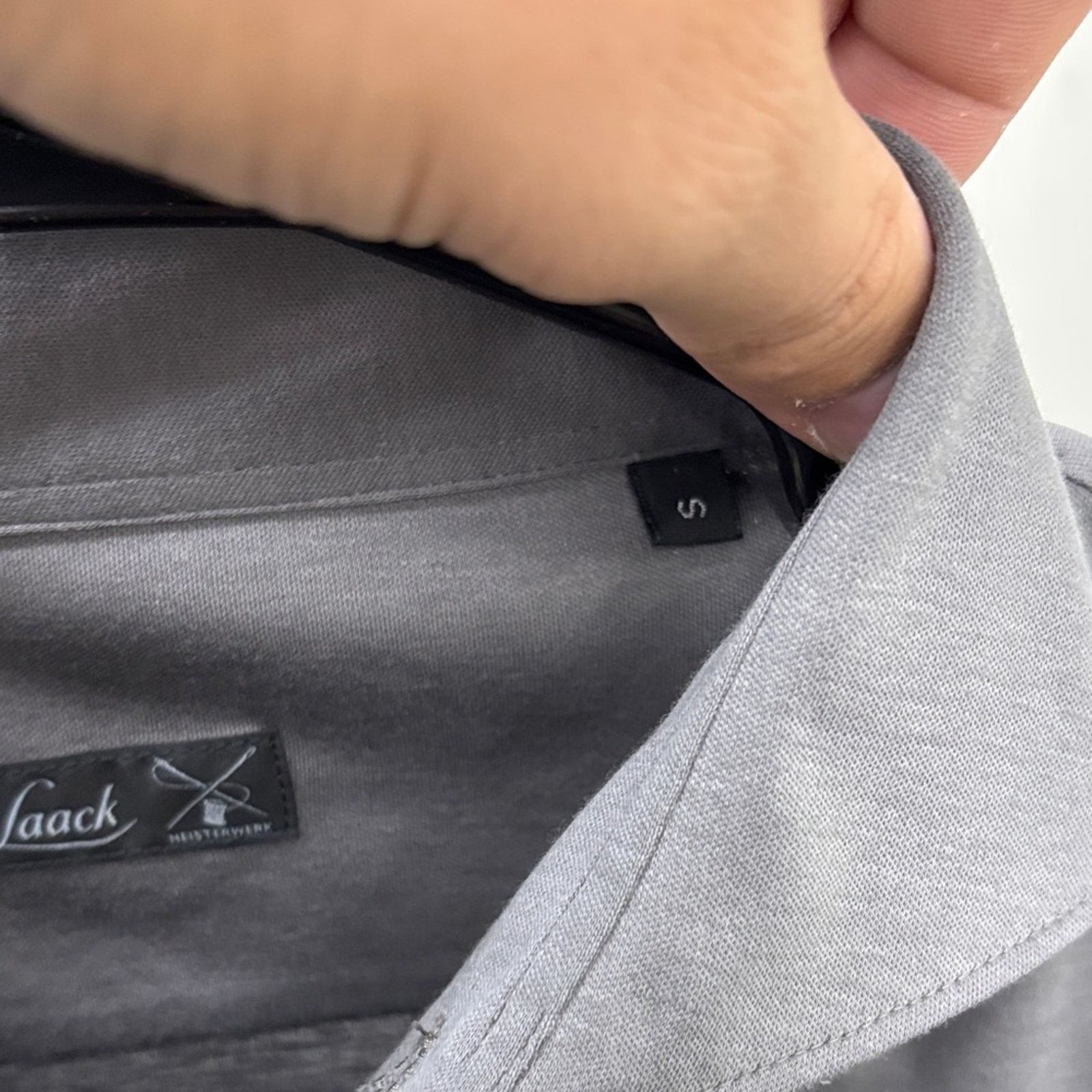 Other NWT Van Laack Gray Button-Up Shirt swiss cotton Size S Size US S / EU 44-46 / 1 - 11 Thumbnail