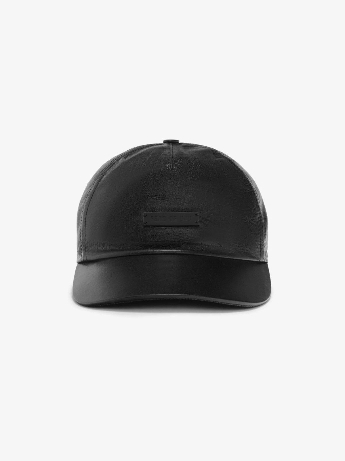 Fear of God Fear of God Textured Leather Baseball Cap Size 40 - 2 Thumbnail