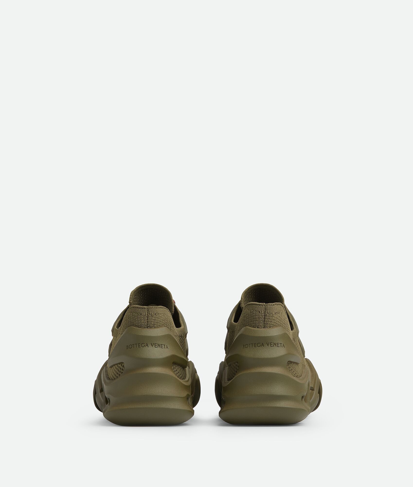 Bottega Veneta o1w1db10825 Flex Sneakers in Kaki/Olive Oil Size US 12 / EU 45 - 4 Thumbnail