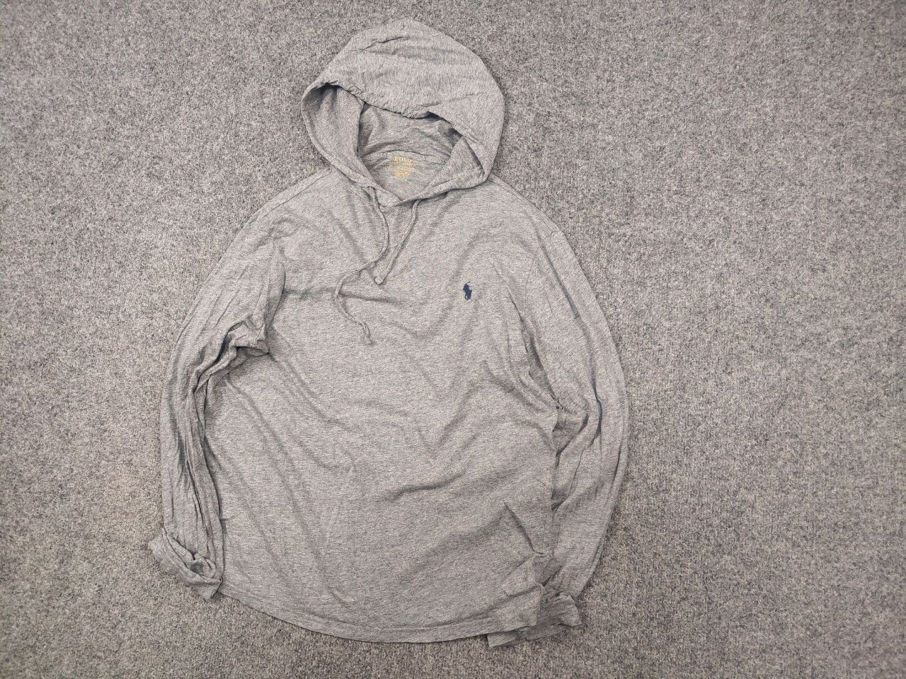 Polo Ralph Lauren Vintage Polo Ralph Lauren Light Gray Cotton Hoodie Y2K Style Size US M / EU 48-50 / 2 - 3 Thumbnail