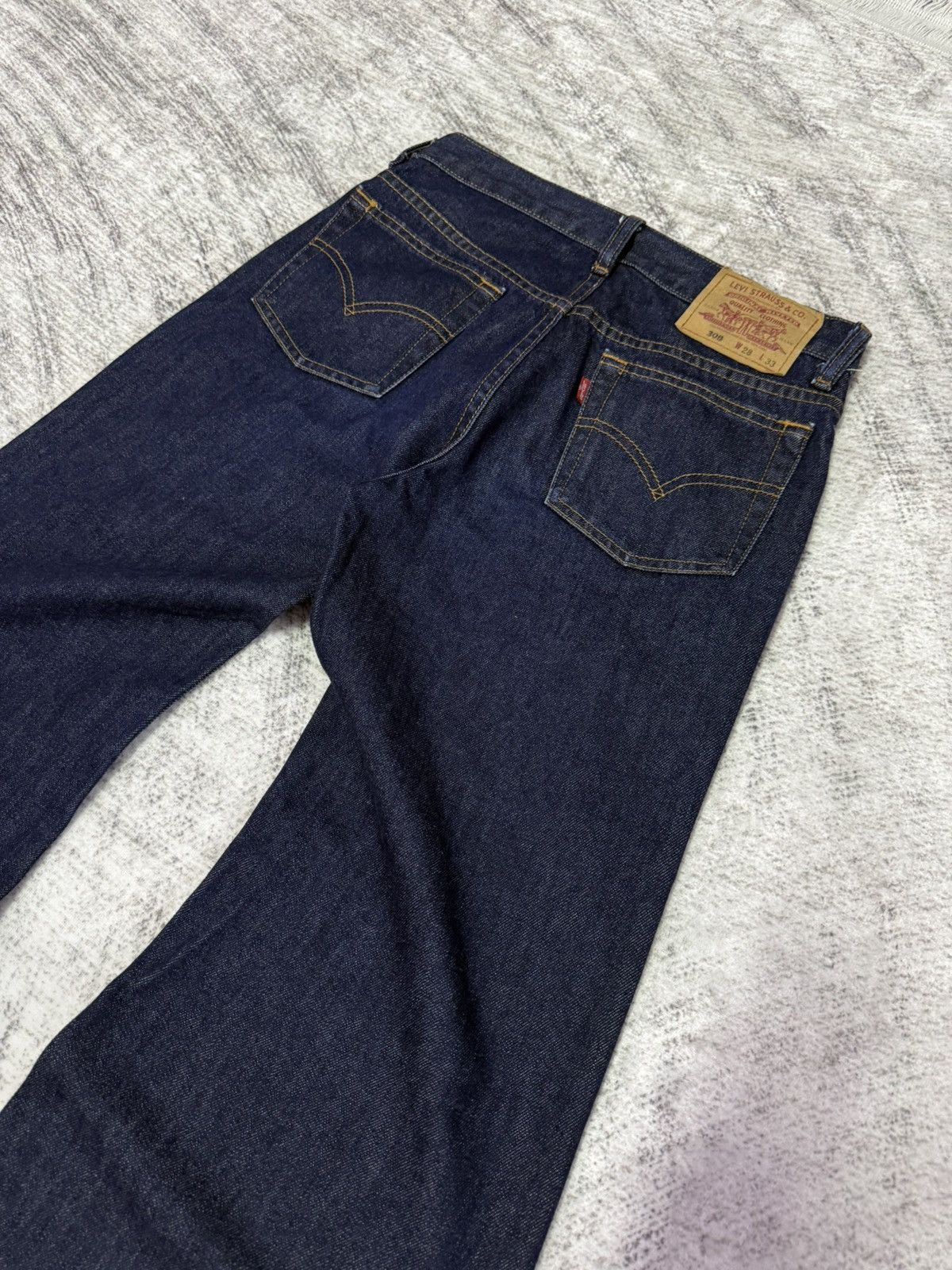 Levi's Vintage Levis 308 Super Wide Leg Flared Jeans Size US 28 / EU 44 - 10 Thumbnail