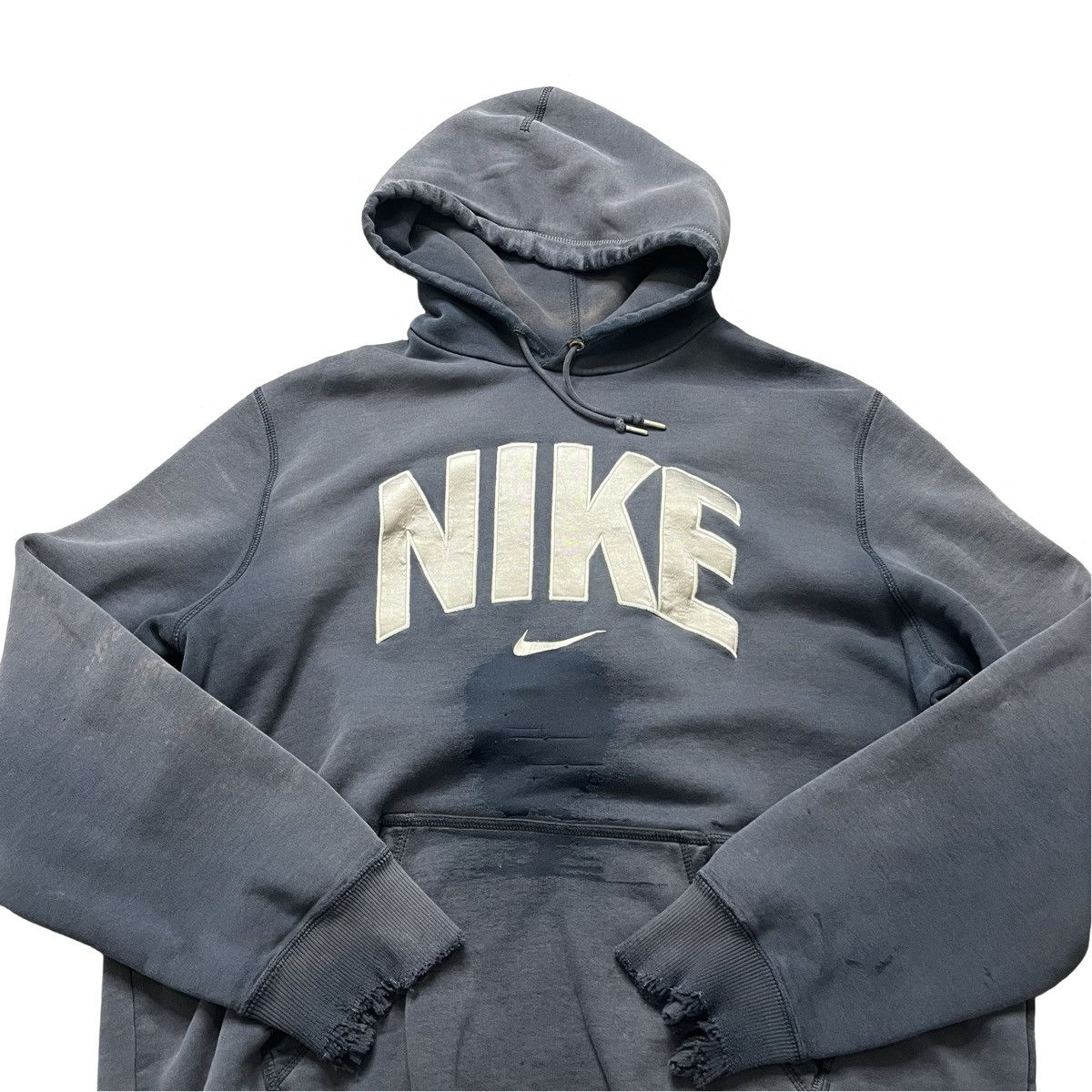 y2k thrashed nike hoodie