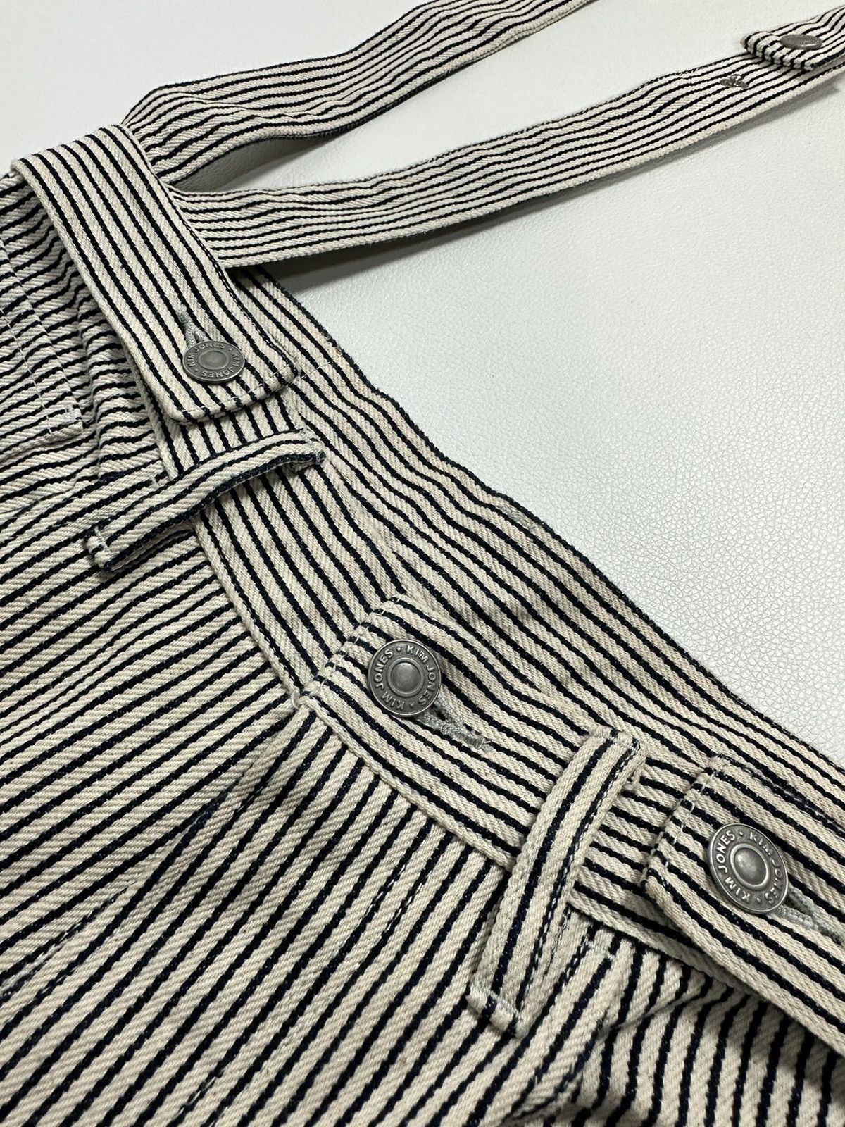 Kim Jones Kim Jones x GU Stripe Detachable Suspender Pants Size US 29 - 4 Thumbnail