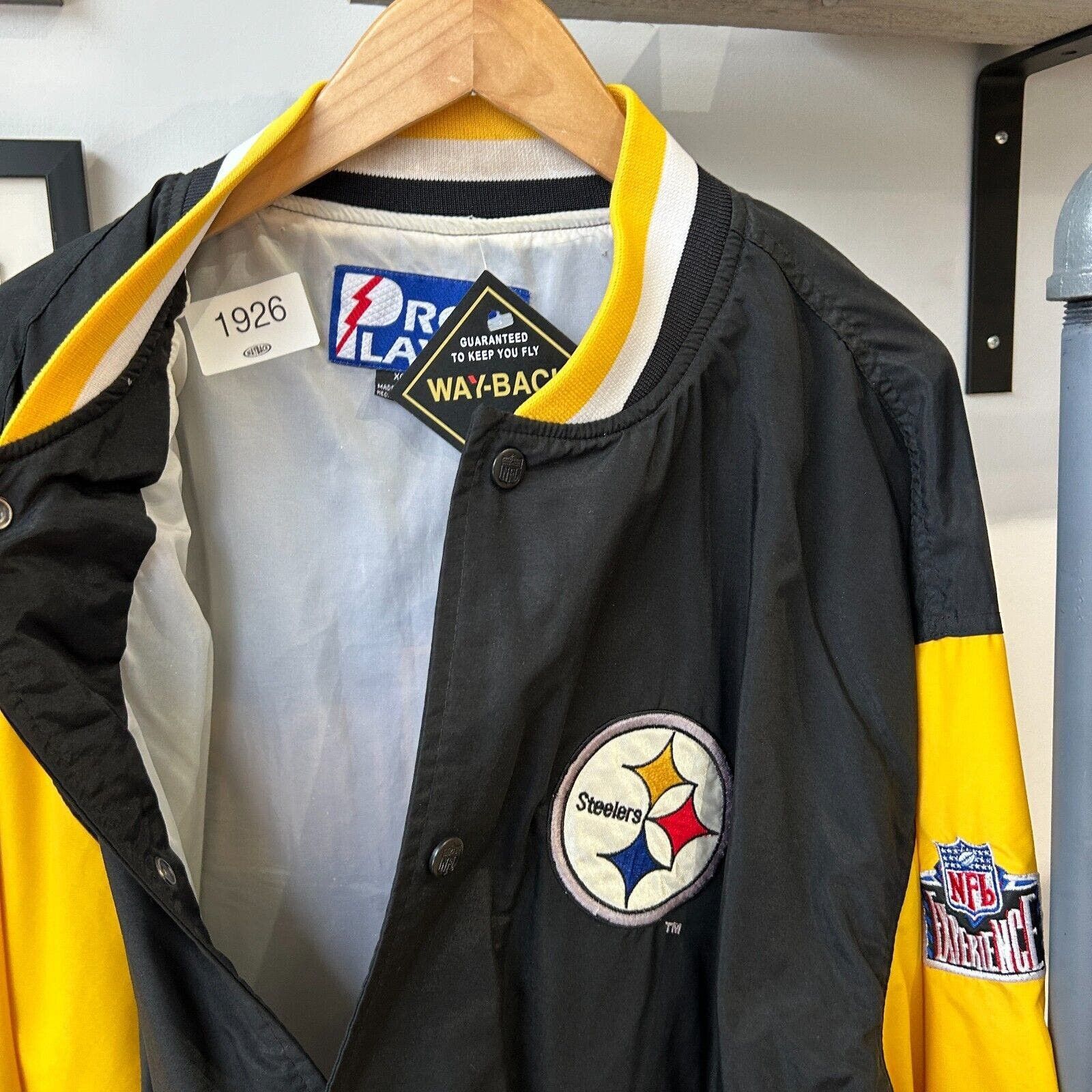 Pro Player VINTAGE 90s | Pittsburgh Steelers NFL Pro Player Jacket XL Size US XL / EU 56 / 4 - 5 Thumbnail
