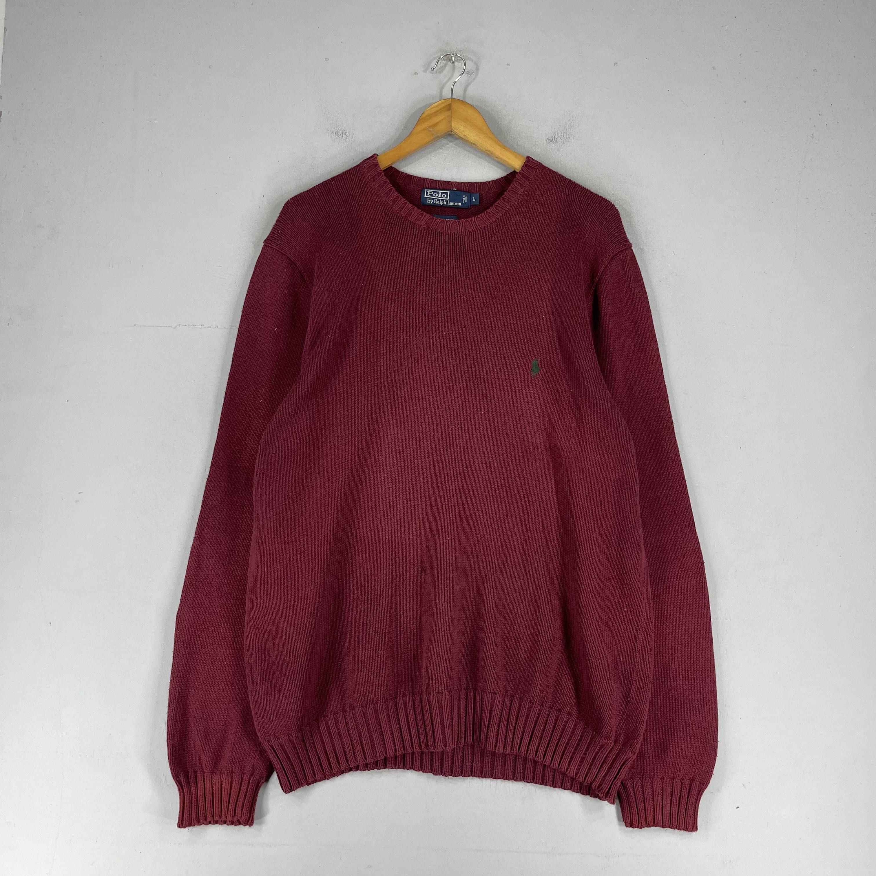 Polo Ralph Lauren × Vintage Vintage 90's Polo Ralph Lauren Pullover Knitwear Size US L / EU 52-54 / 3 - 4 Thumbnail