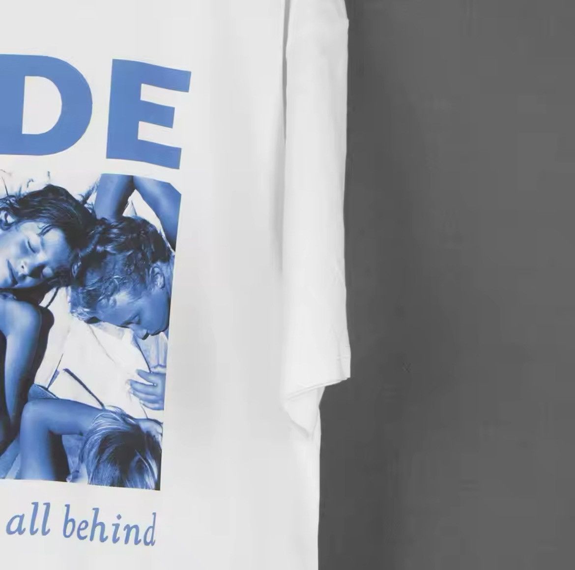 Japanese Brand × Vintage 'RIDE' Leave Them All Behind Graphic Printed Cotton Tshirt Size US M / EU 48-50 / 2 - 2 Thumbnail