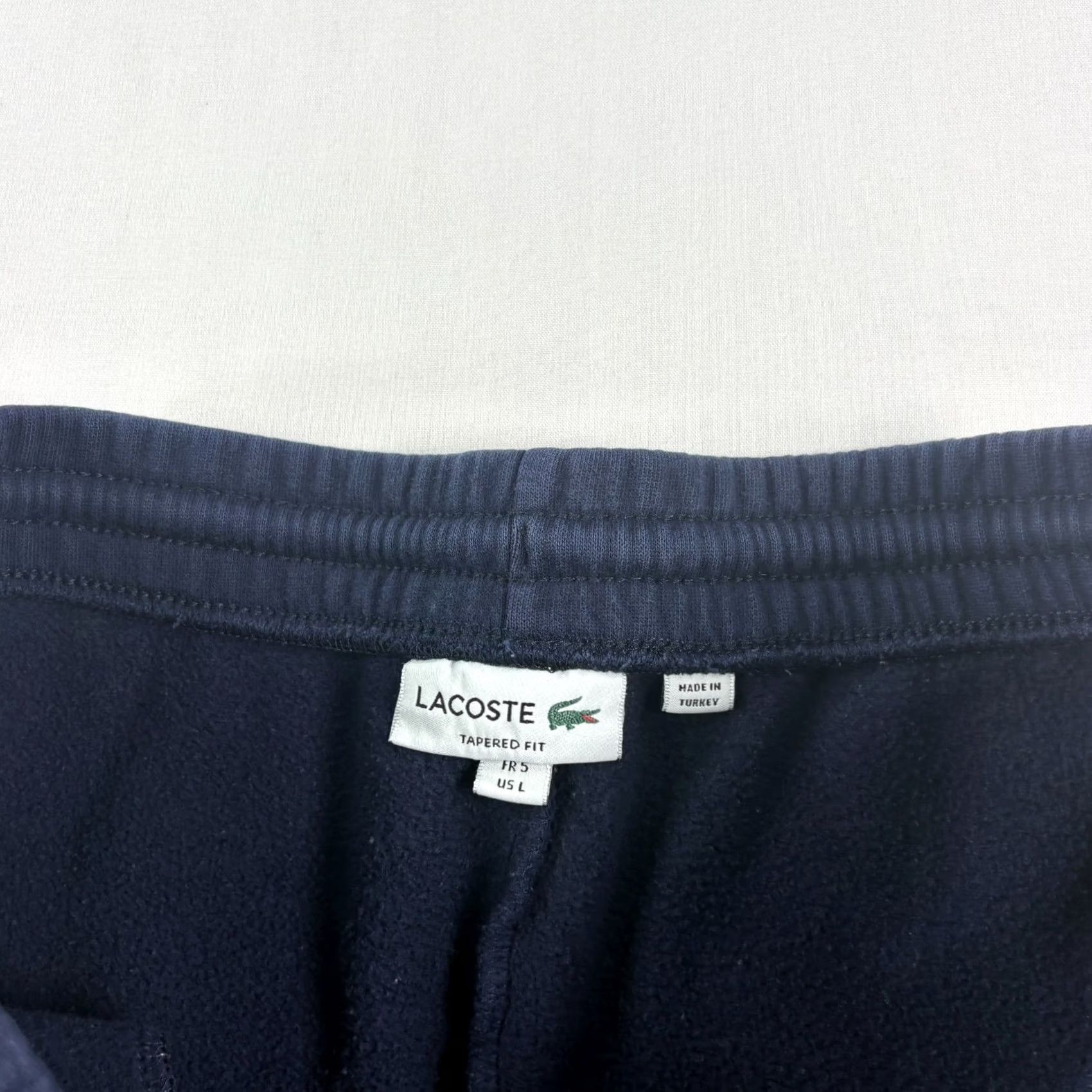 Lacoste Lacoste Pants Mens L Blue Jogger Sweatpants Tapered Lounge Casual Size US 33 - 3 Thumbnail