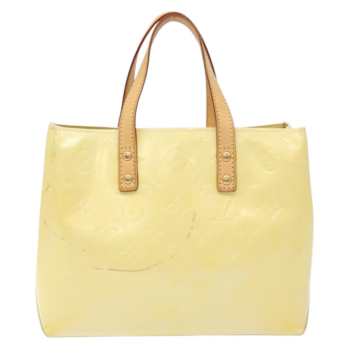 Louis Vuitton LOUIS VUITTON Monogram Vernis Reade PM Hand Bag Perle M91336 Size ONE SIZE - 2 Thumbnail