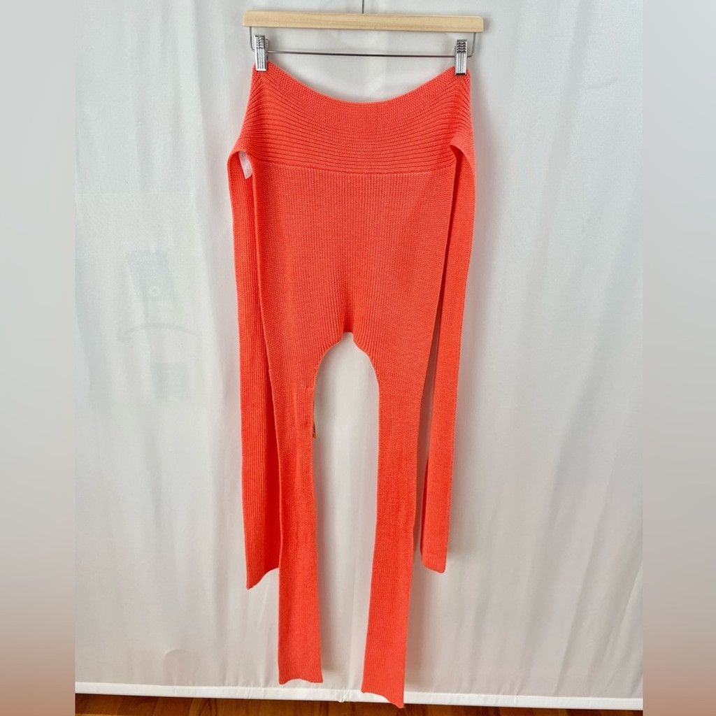 Free People Free People Orchid Multi Way Tie Knit Tank Top in Coral US M Size M / US 6-8 / IT 42-44 - 2 Thumbnail