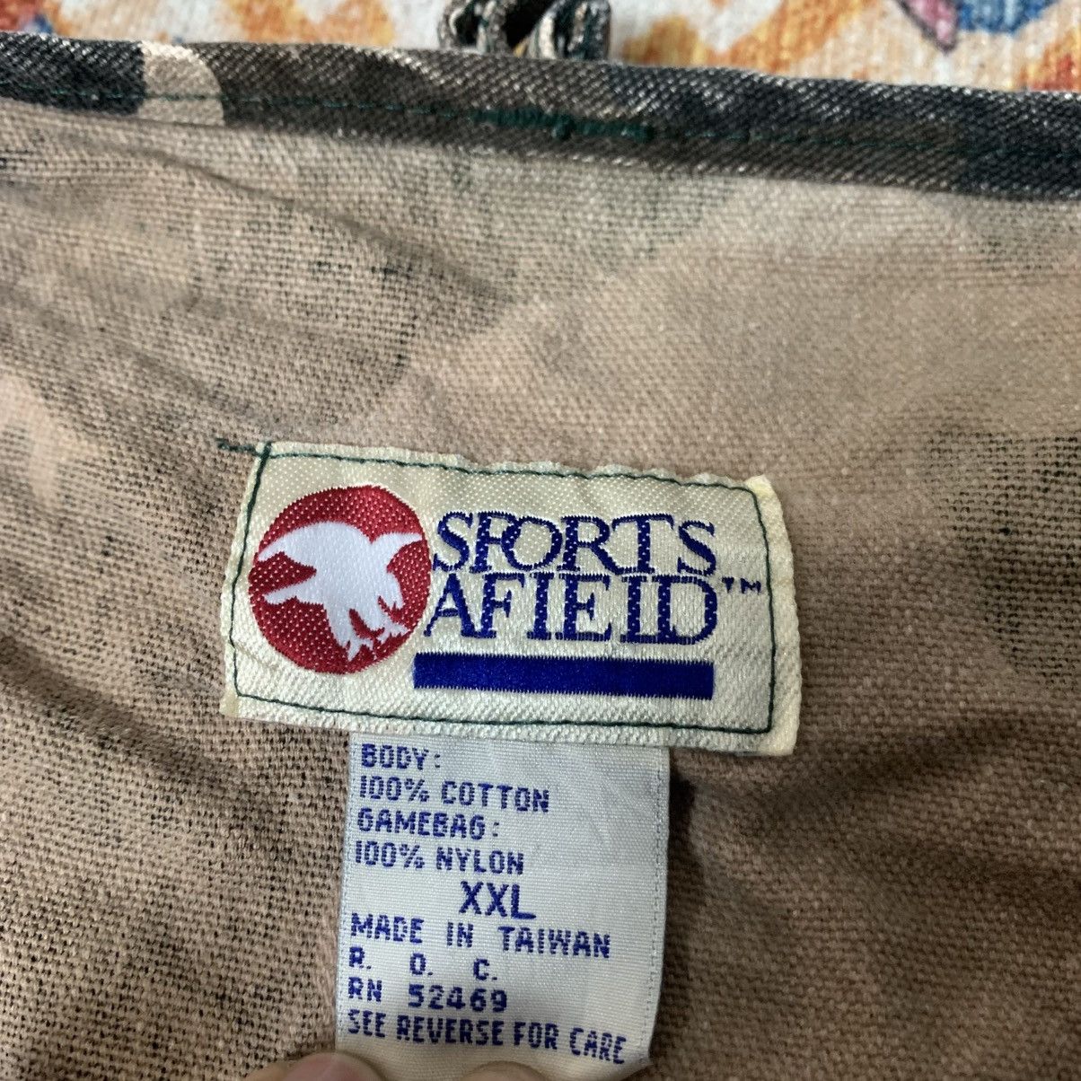 Vintage 90s Vintage Sports Afield Camo Hunting Vest Size US XL / EU 56 / 4 - 7 Thumbnail