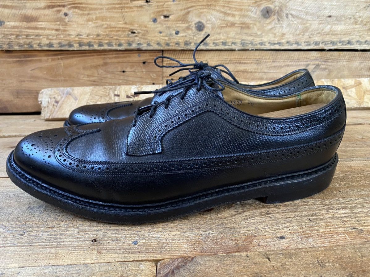 Florsheim × Vintage Vintage pebble grain wingtip oxford leather shoes 12C Size US 12 / EU 45 - 5 Thumbnail