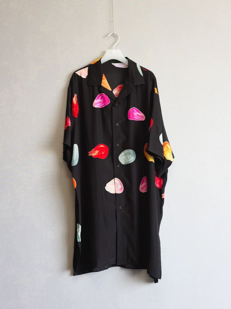 Yohji Yamamoto yohji yamamoto silk shirt with colorful petals-dmc Size US M / EU 48-50 / 2 - 1 Thumbnail