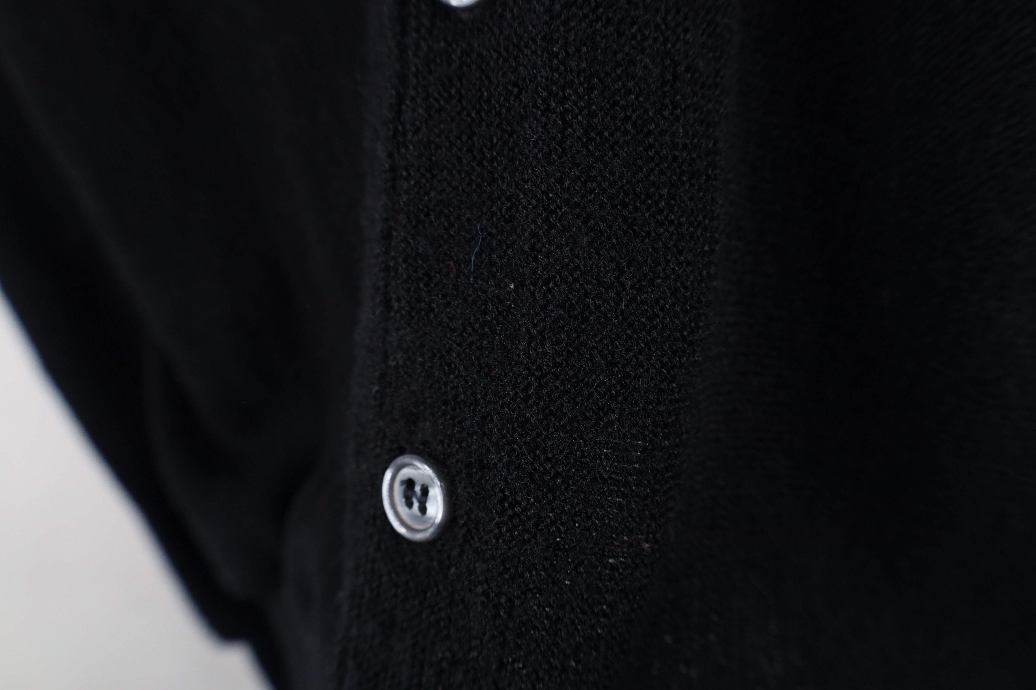 Vintage Vintage 70s Streetwear Cobain Cardigan Sweater Black USA Size US M / EU 48-50 / 2 - 7 Thumbnail