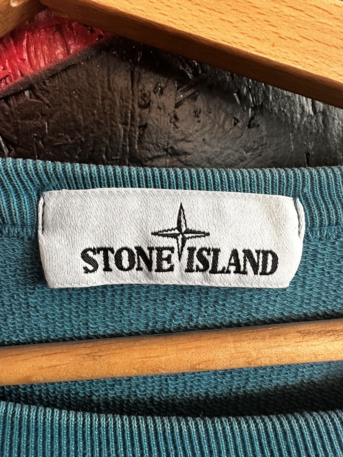 Stone Island Classic Stone Island crewneck turquoise Size US XL / EU 56 / 4 - 4 Thumbnail
