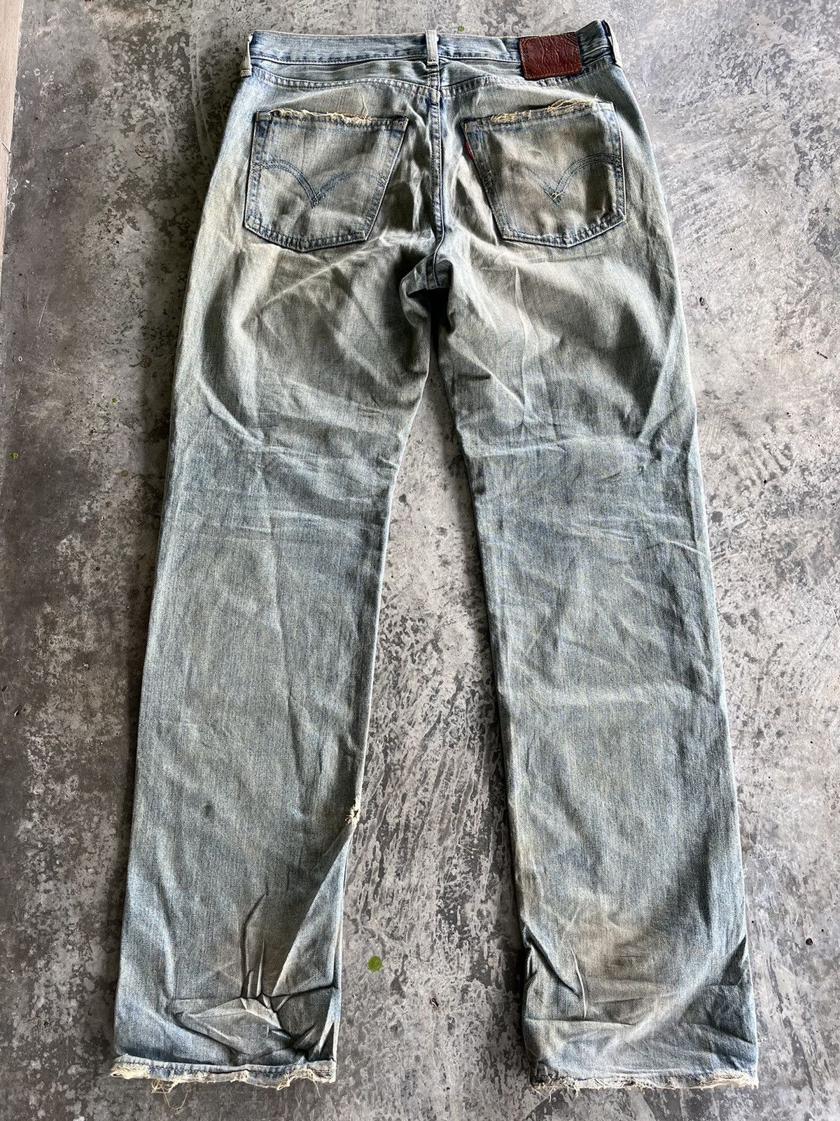 If Six Was Nine Vintage Levis Mudwash Denim Size US 33 - 7 Thumbnail