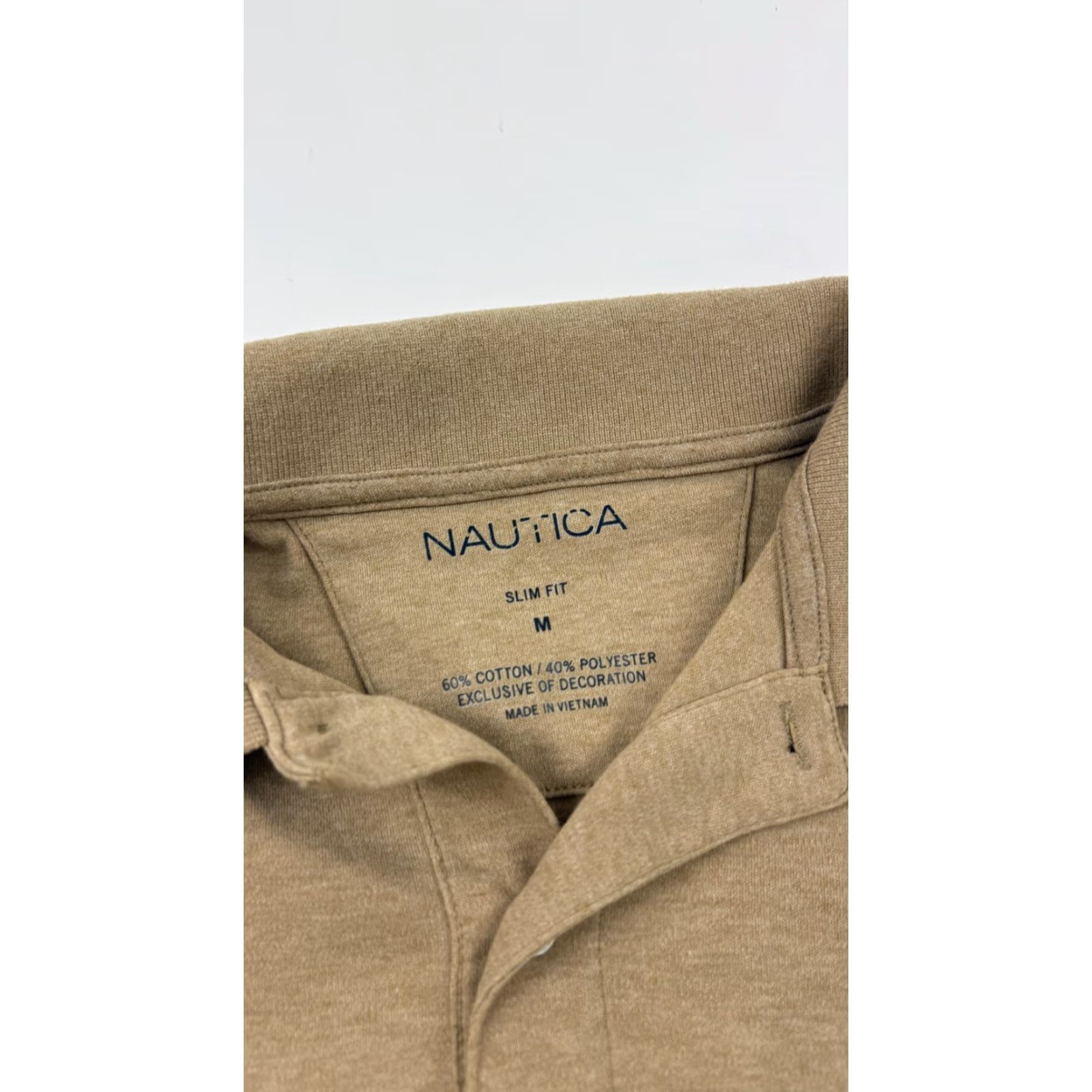 Nautica Nautica Polo Shirt Mens Medium Brown Slim Fit Short Sleeve Logo Casual Size US M / EU 48-50 / 2 - 3 Thumbnail