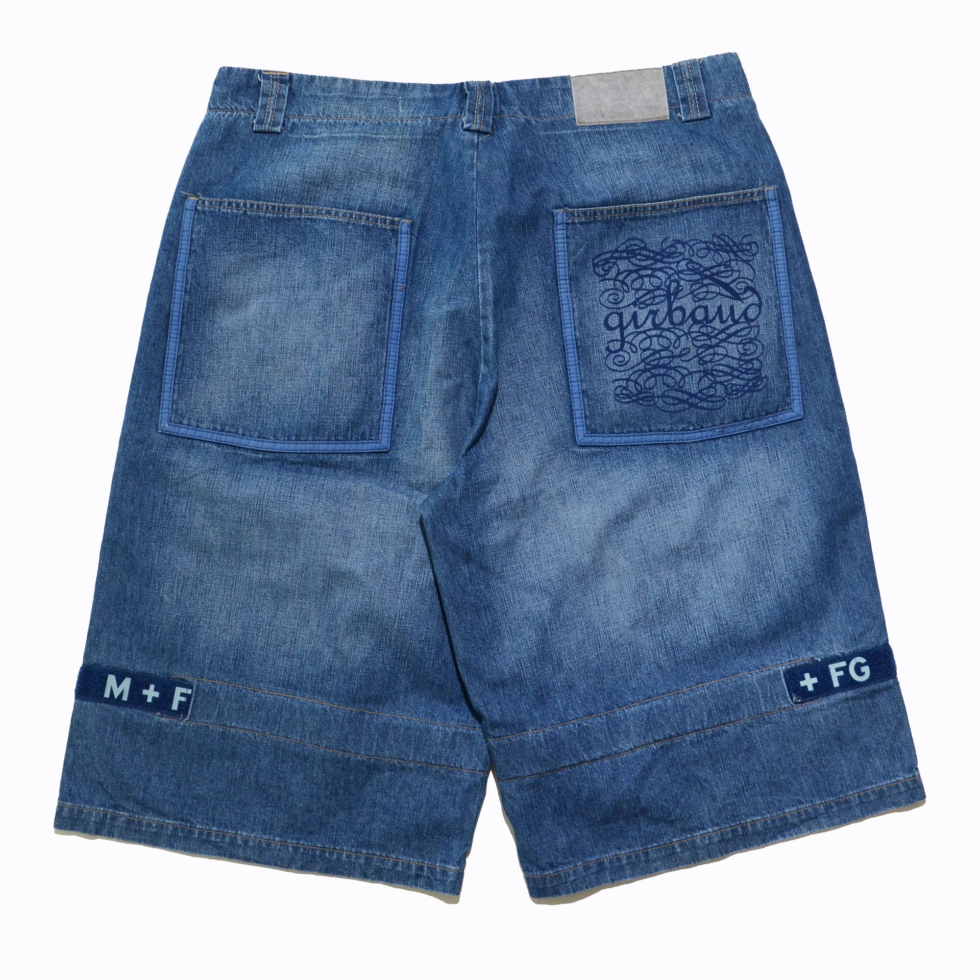 Marithe + Francois Girbaud M+FG W38 Cargo Jorts Hiphop 2006 Y2K Craft Size US 38 / EU 54 - 2 Thumbnail