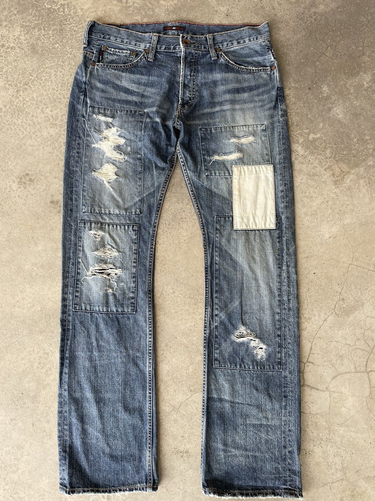 Jean Paul Smith Red Ear Denim Jeans Size US 34 / EU 50 - 1 Thumbnail