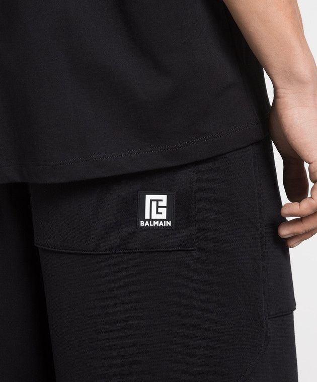 Balmain o1y0426 Logo Jogger & Sweatpant in Black Size US 30 / EU 46 - 4 Thumbnail