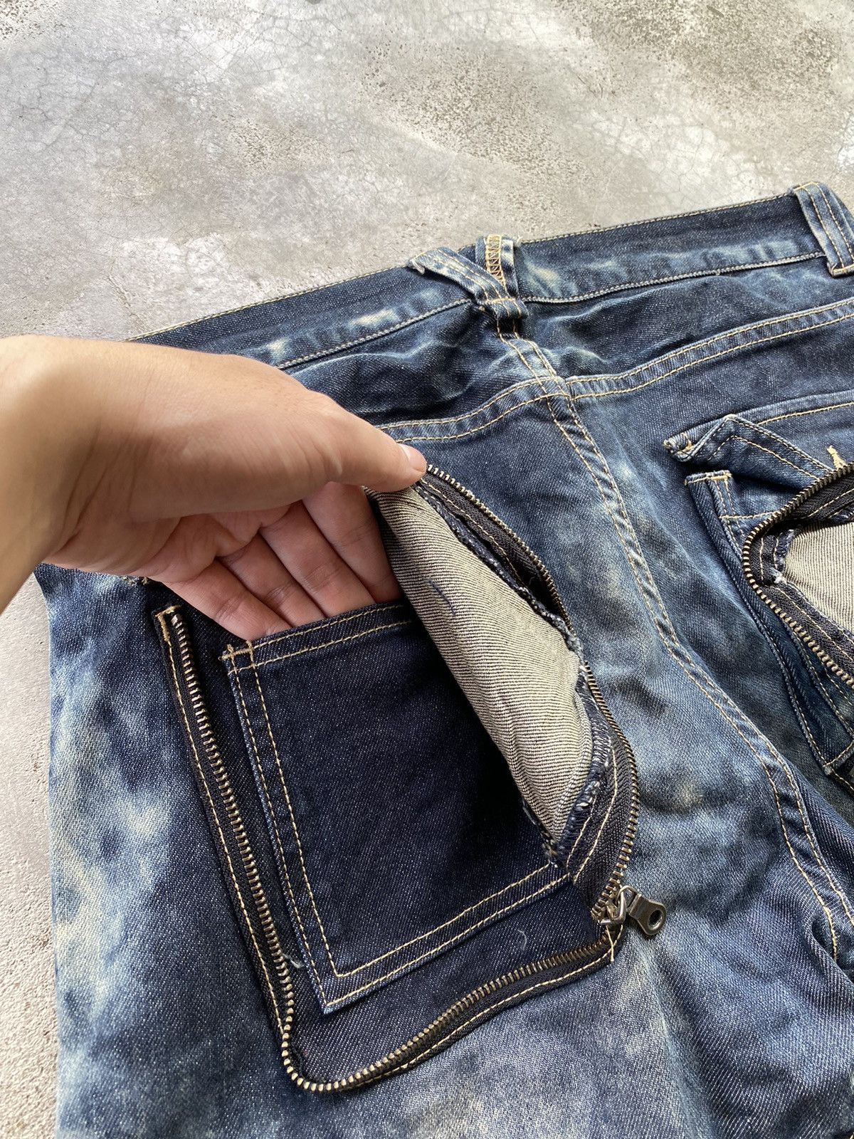 PPFM Vintage PPFM Curve Denim Jeans Size US 32 / EU 48 - 7 Thumbnail