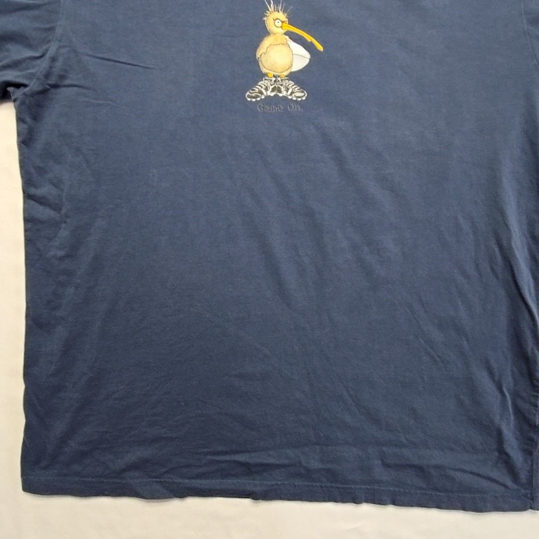 Vintage Vintage Global Culture Game On Kiwi Rugby Blue Graphic Shirt Size US XL / EU 56 / 4 - 3 Thumbnail