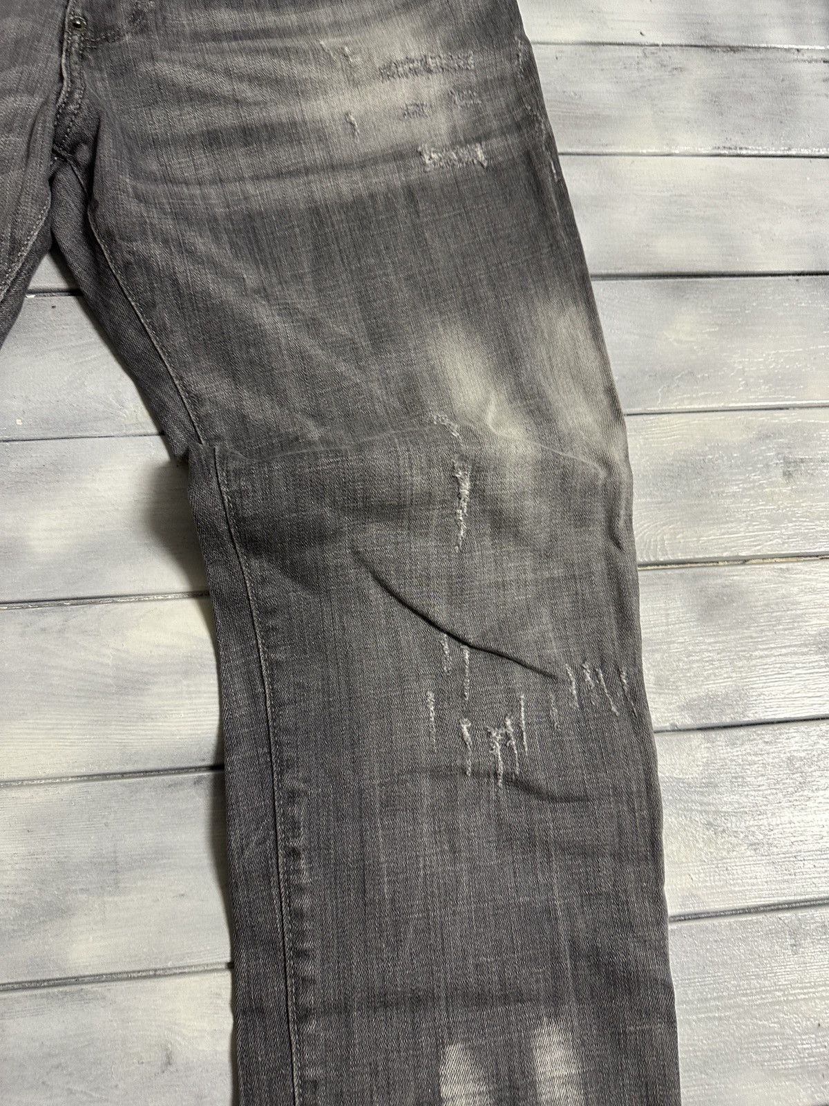 Dsquared2 Rare Luxury SS21 DSquared2 Tidy Biker Jean Distressed Size US 32 / EU 48 - 12 Thumbnail