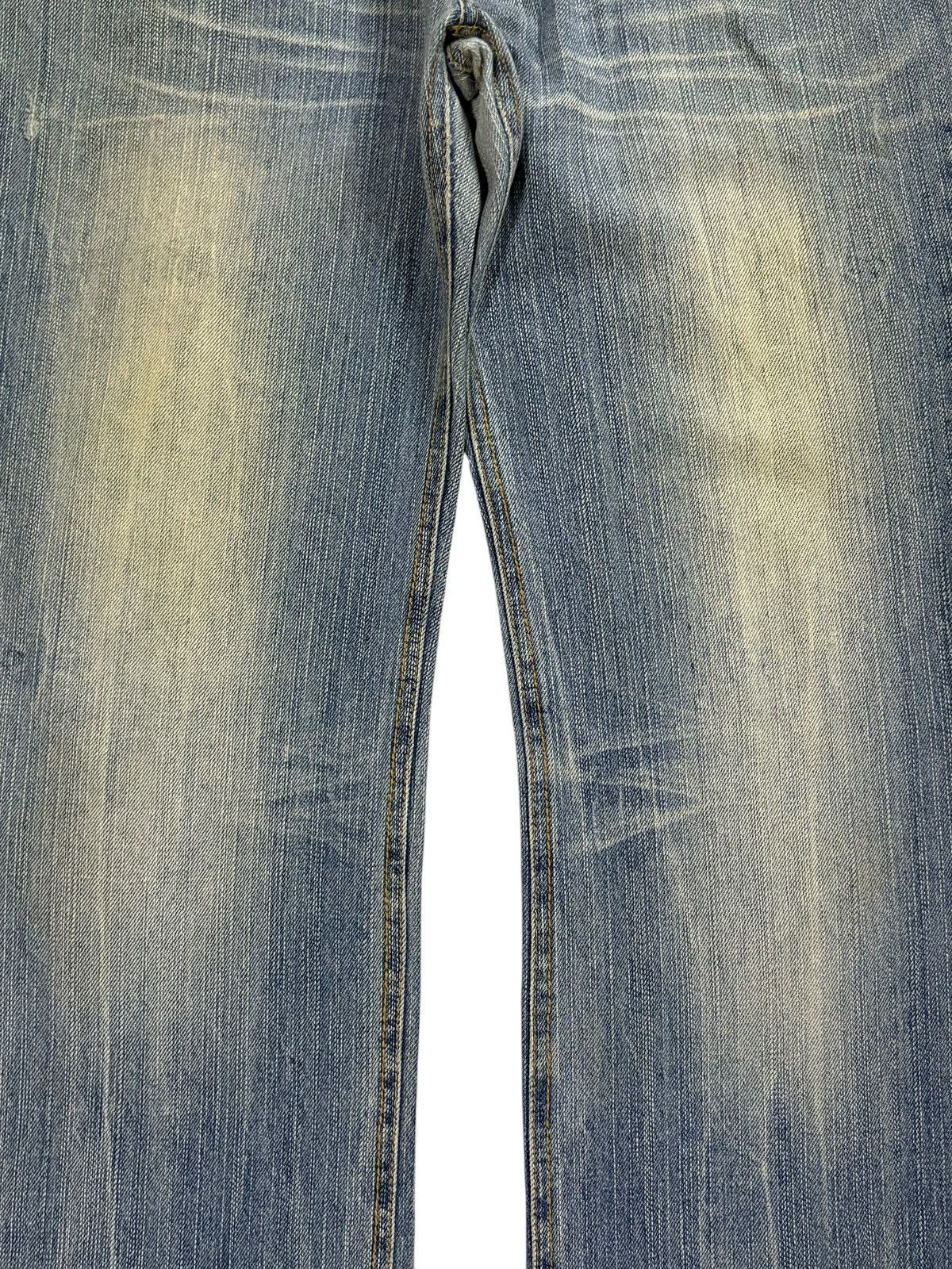 Japanese Brand Vintage Japanese Brand Rusty Acid Wash Baggy Jeans Size US 37 - 5 Thumbnail