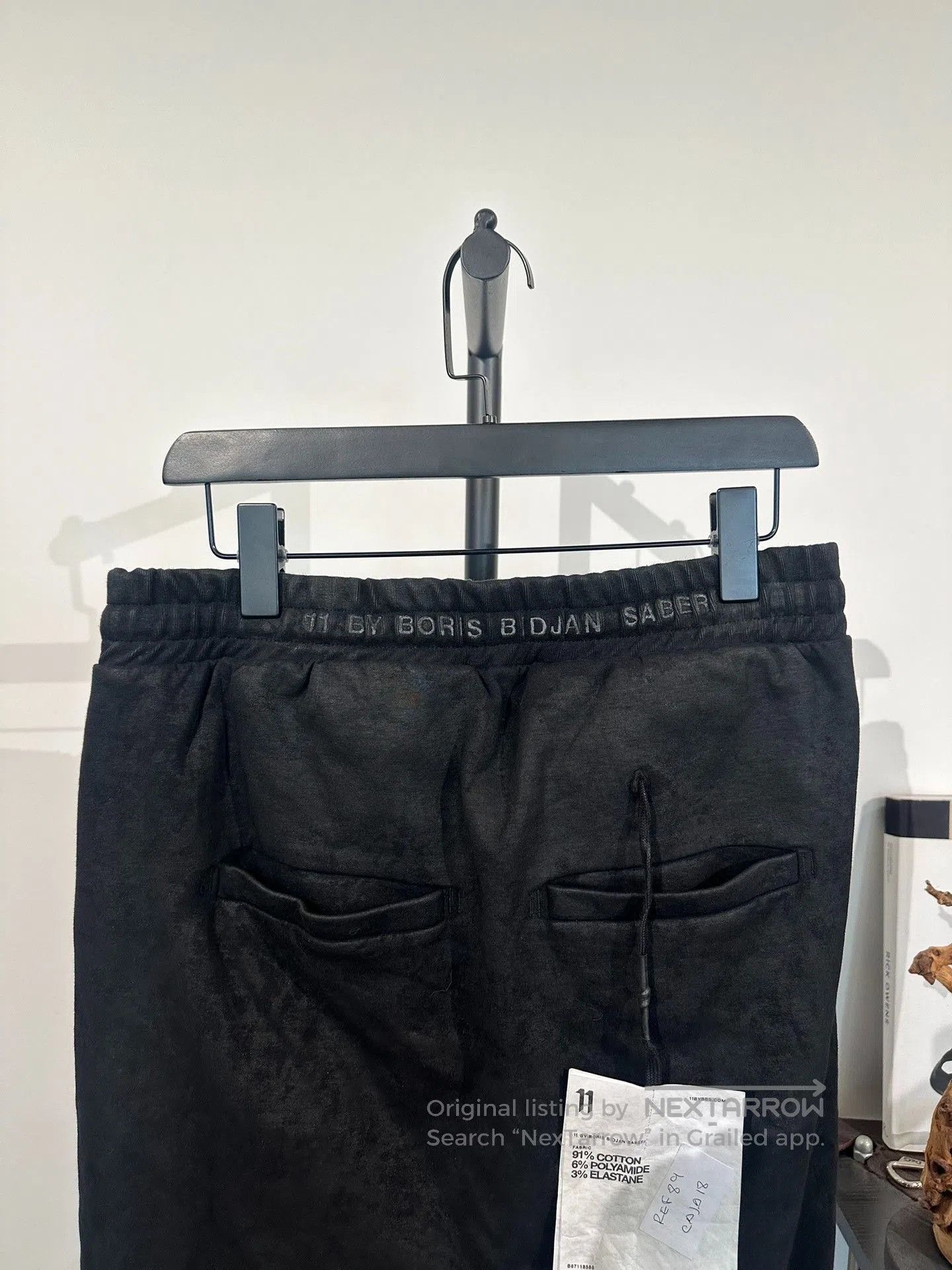 11 By Boris Bidjan Saberi Boris Bidjan Saberi 11by bbs Waxed Joggers. Size US 30 / EU 46 - 5 Thumbnail