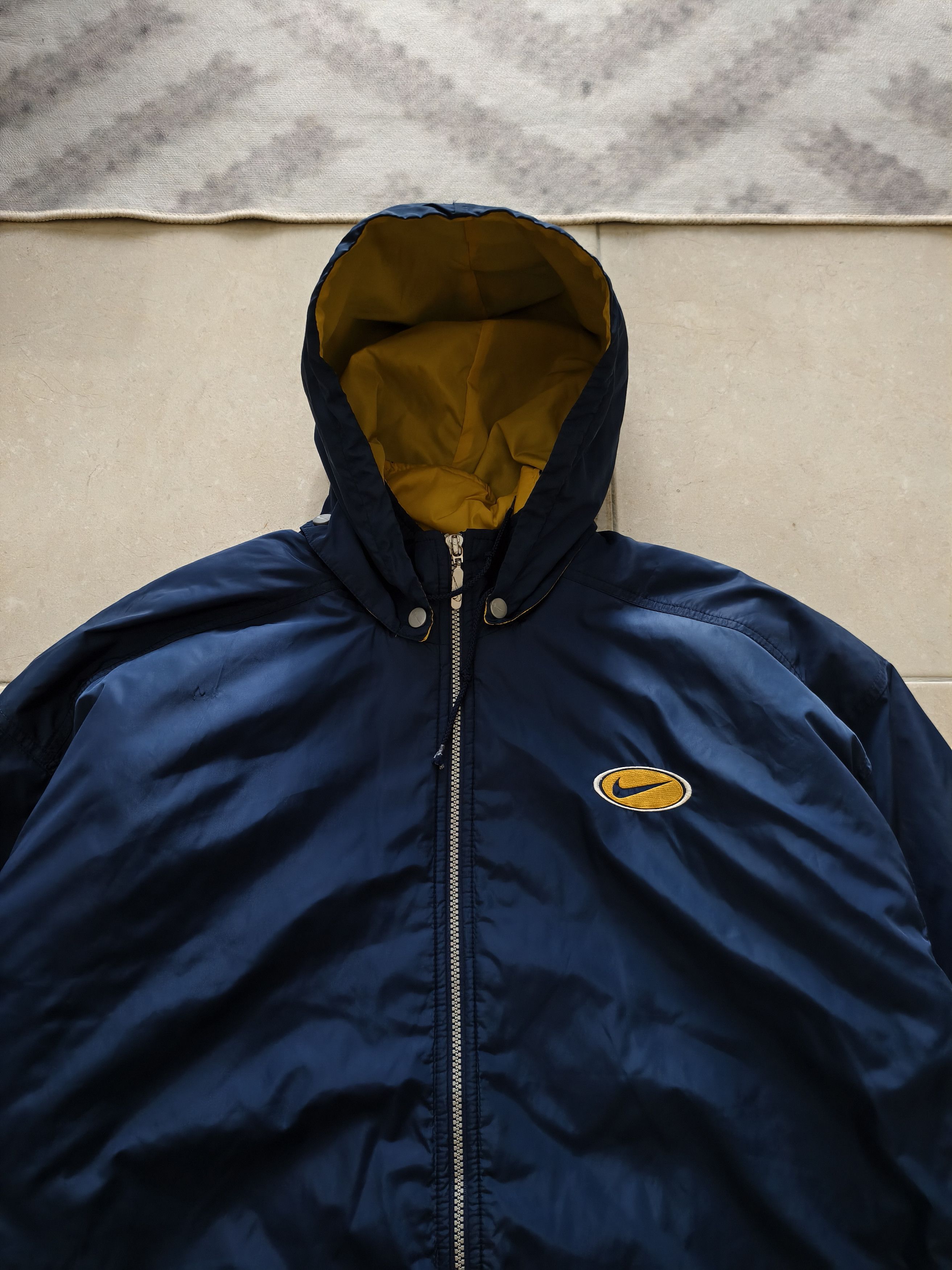 Nike × Vintage 🔥STEALS🔥Very Rare Vintage 90s Nike Big Logo Jacket Size US L / EU 52-54 / 3 - 5 Thumbnail