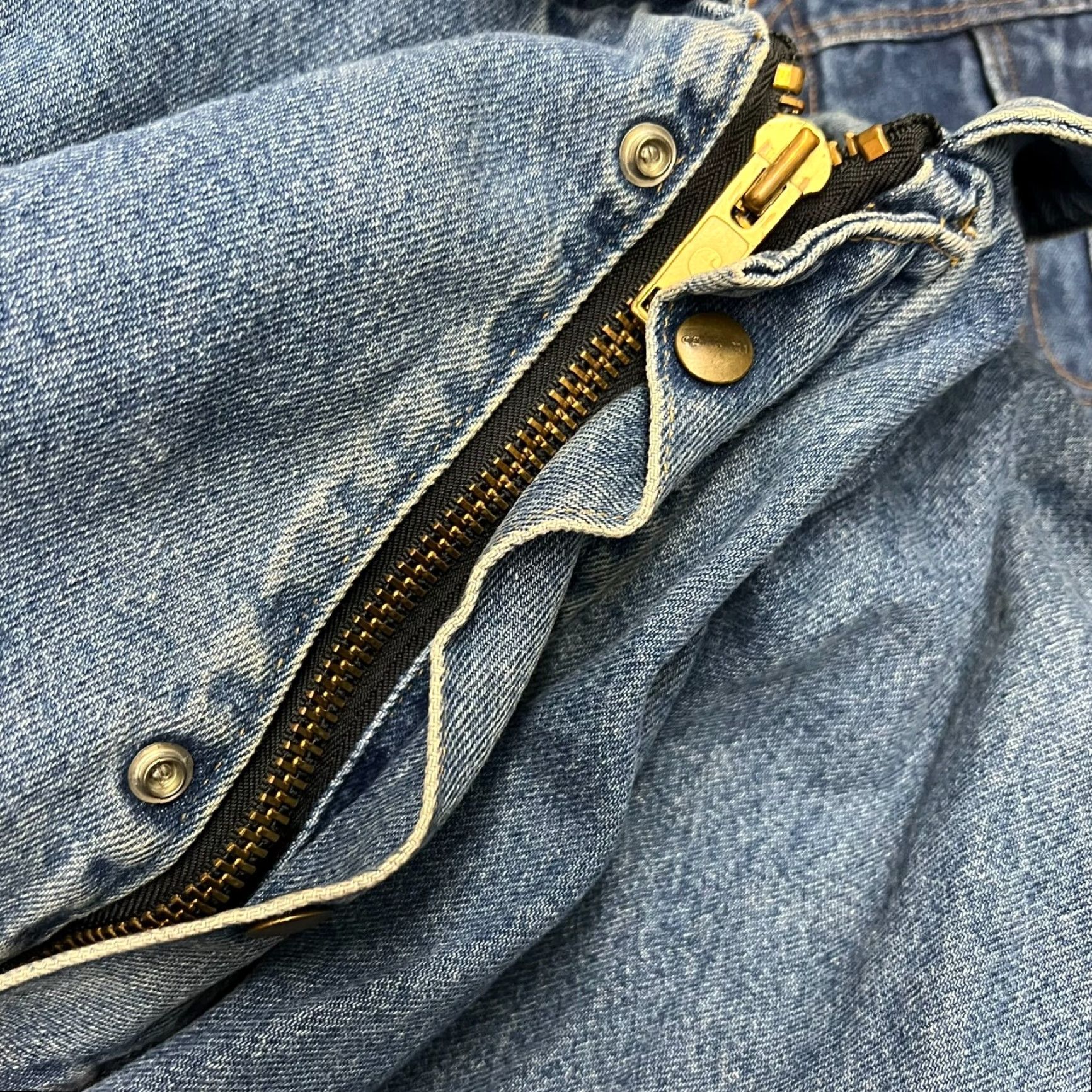 Carhartt VINTAGE Carhartt Coat Mens XL Blue Denim Lined Trucker Snap Zip Outdoor Workwear Size US XL / EU 56 / 4 - 6 Thumbnail