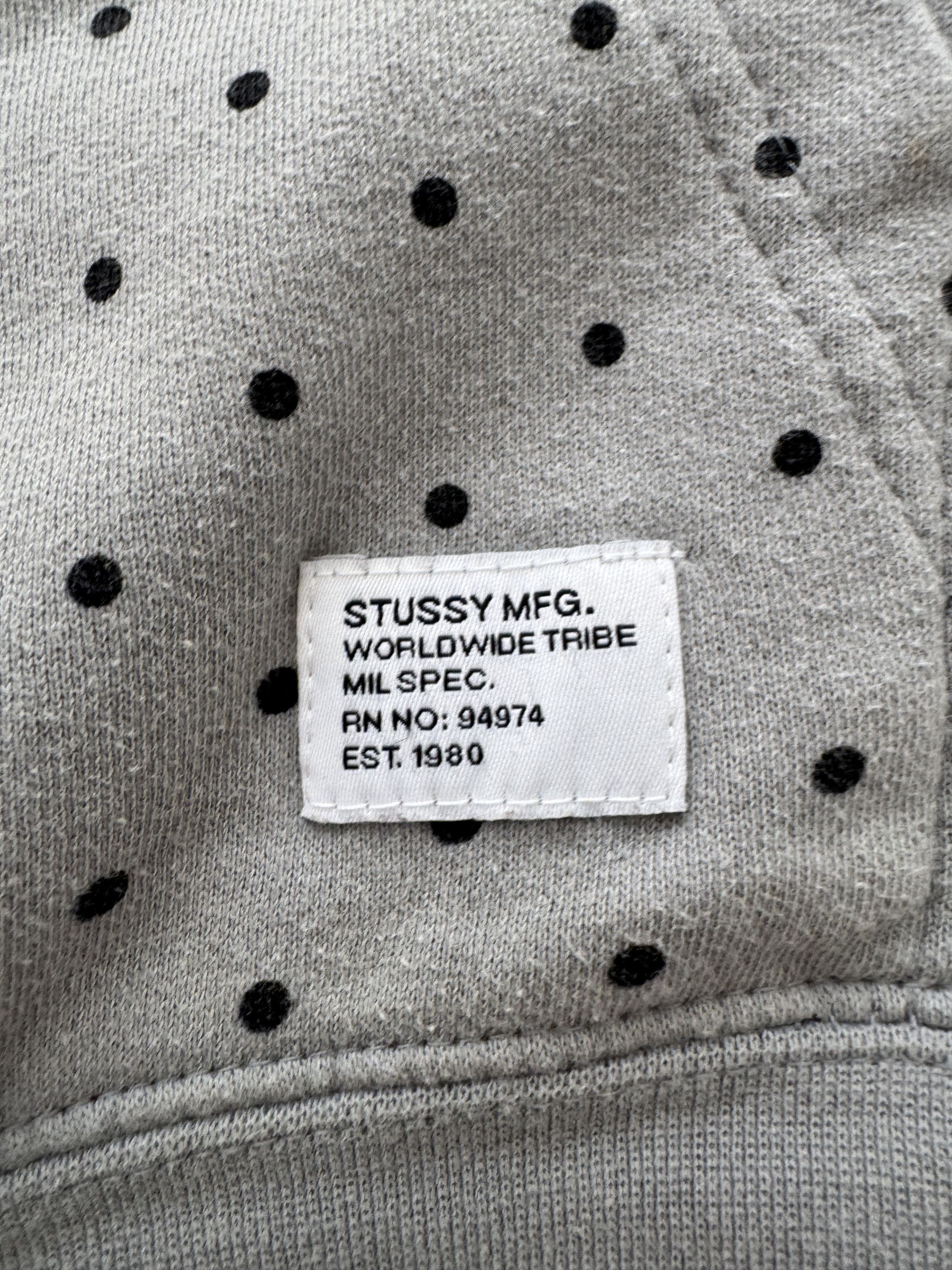 Stussy Stussy Polka Dot Spellout Hoodie Size US M / EU 48-50 / 2 - 3 Thumbnail