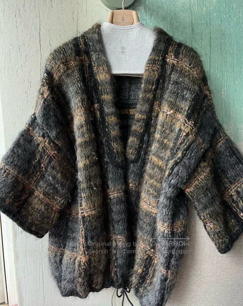 Brunello Cucinelli Brunello Cucinelli Sequined mohair outerwear Size M / US 6-8 / IT 42-44 - 2 Thumbnail
