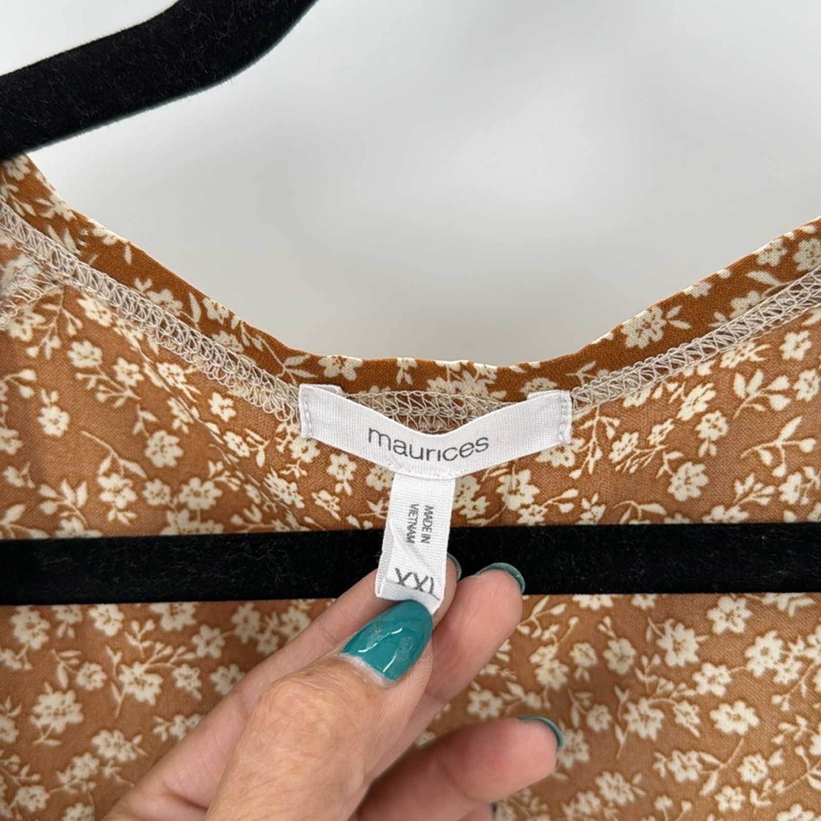 Other Maurices floral 3 quarter sleeve open cardigan size 2XL Size XL / US 12-14 / IT 48-50 - 3 Thumbnail
