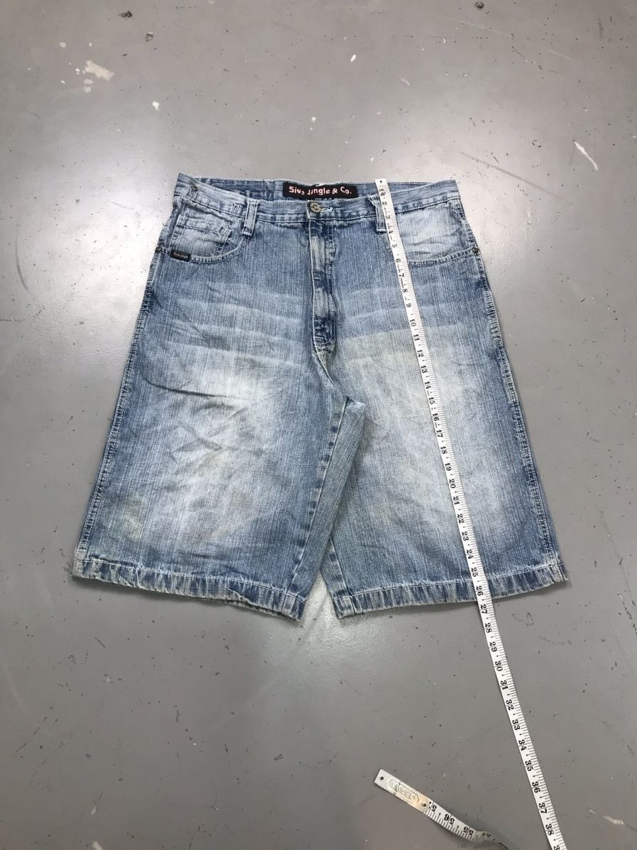 Vintage Vintage 5ive jungle & co skater denim jort Size US 36 / EU 52 - 5 Thumbnail
