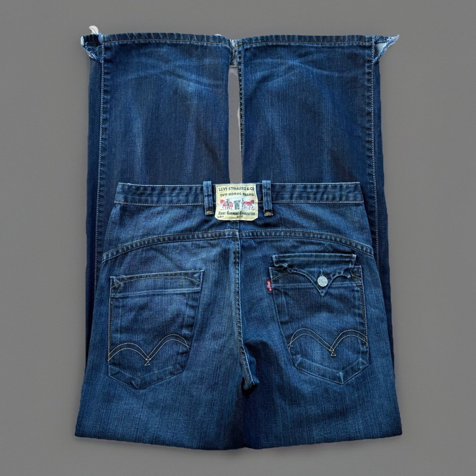 Levi's × Vintage Vintage Levis Jeans 32 Blue Y2K Western Denim Workwear Size US 32 / EU 48 - 1 Thumbnail