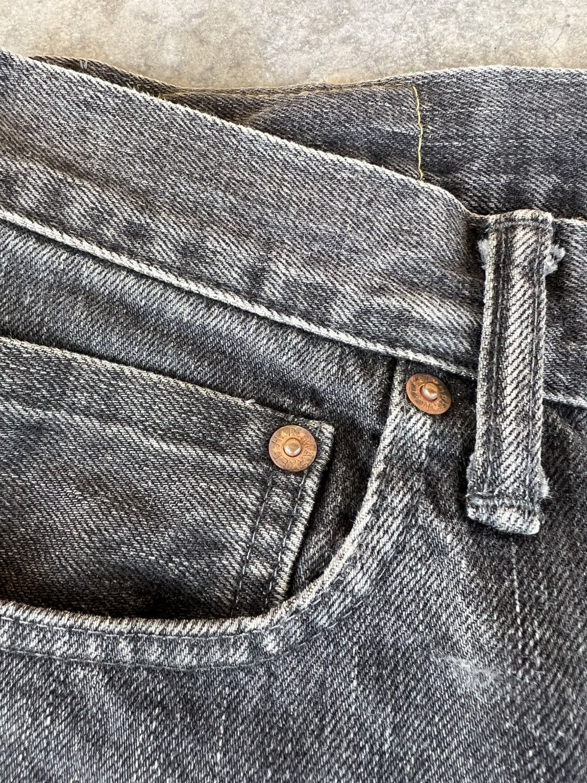 HRMTG × Japanese Brand × Jean HRM DISTRESS PATCHES SELVEDGE JEANS Size US 30 / EU 46 - 12 Thumbnail