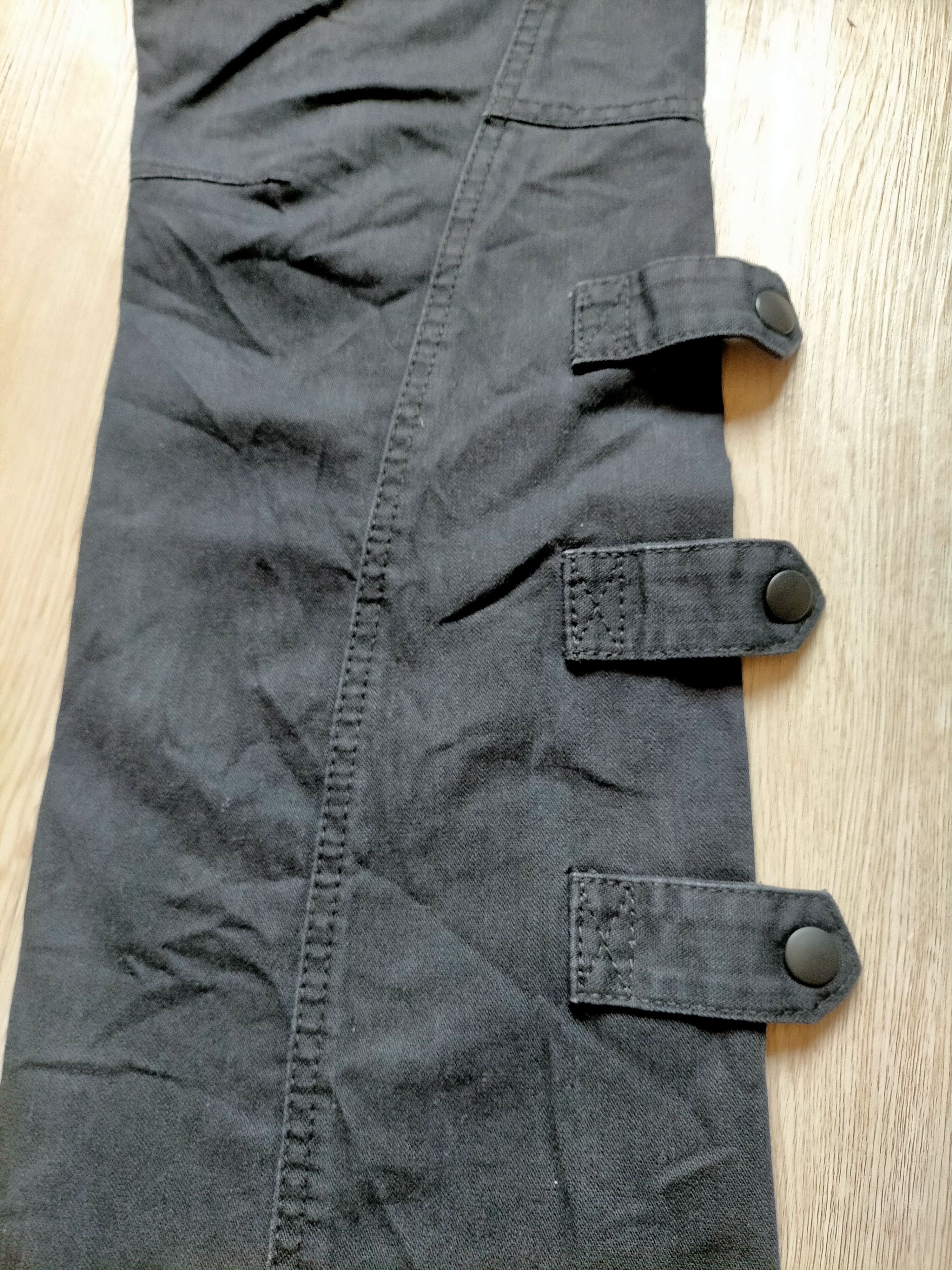 Tete Homme Tete Homme Flare Jeans Bondage Punk Style Black Denim Size US 30 / EU 46 - 9 Thumbnail