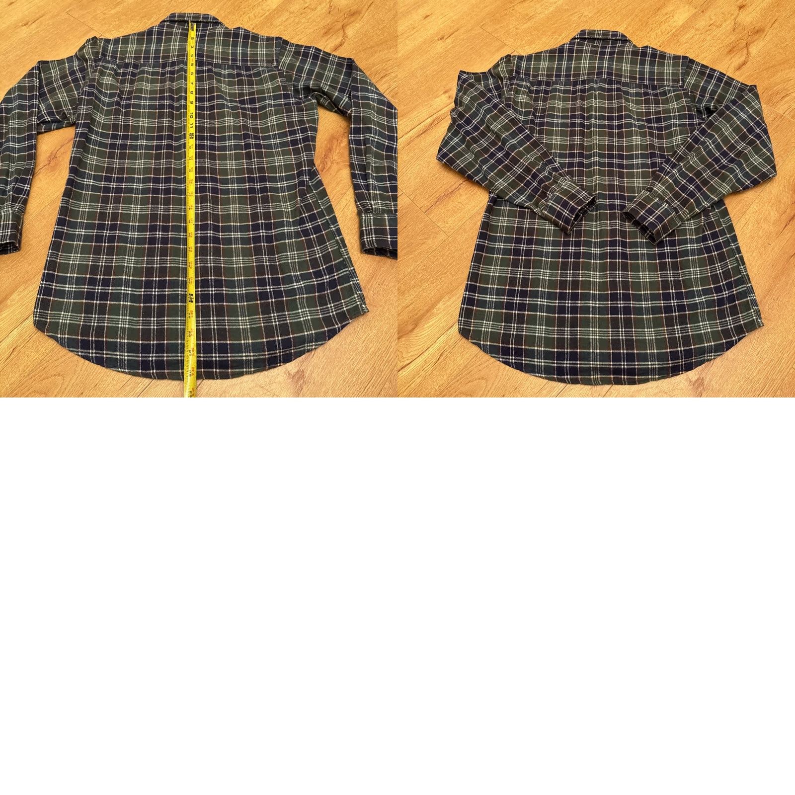 Vintage VINTAGE Woolrich Shirt Womens Small Green Plaid Long Sleeve Button-Up Regular Fit Pockets Cotton Flannel Top Ladies Outdoors Size S / US 4 / IT 40 - 8 Thumbnail
