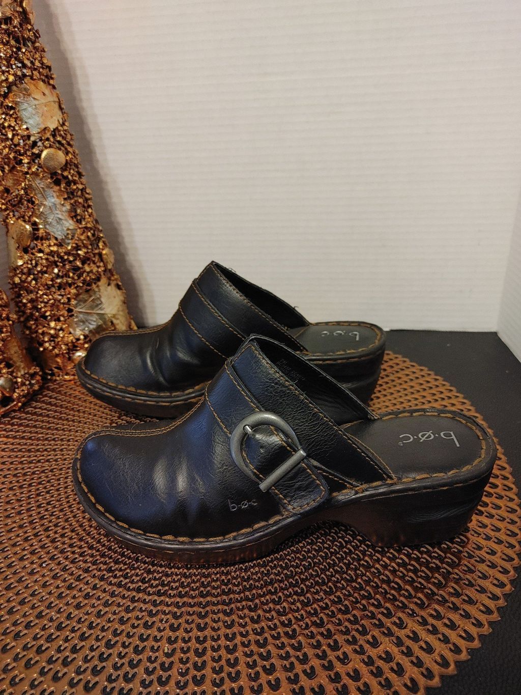 Born Born boc Leather Mules Size 7M Size US 7 / IT 37 - 3 Thumbnail