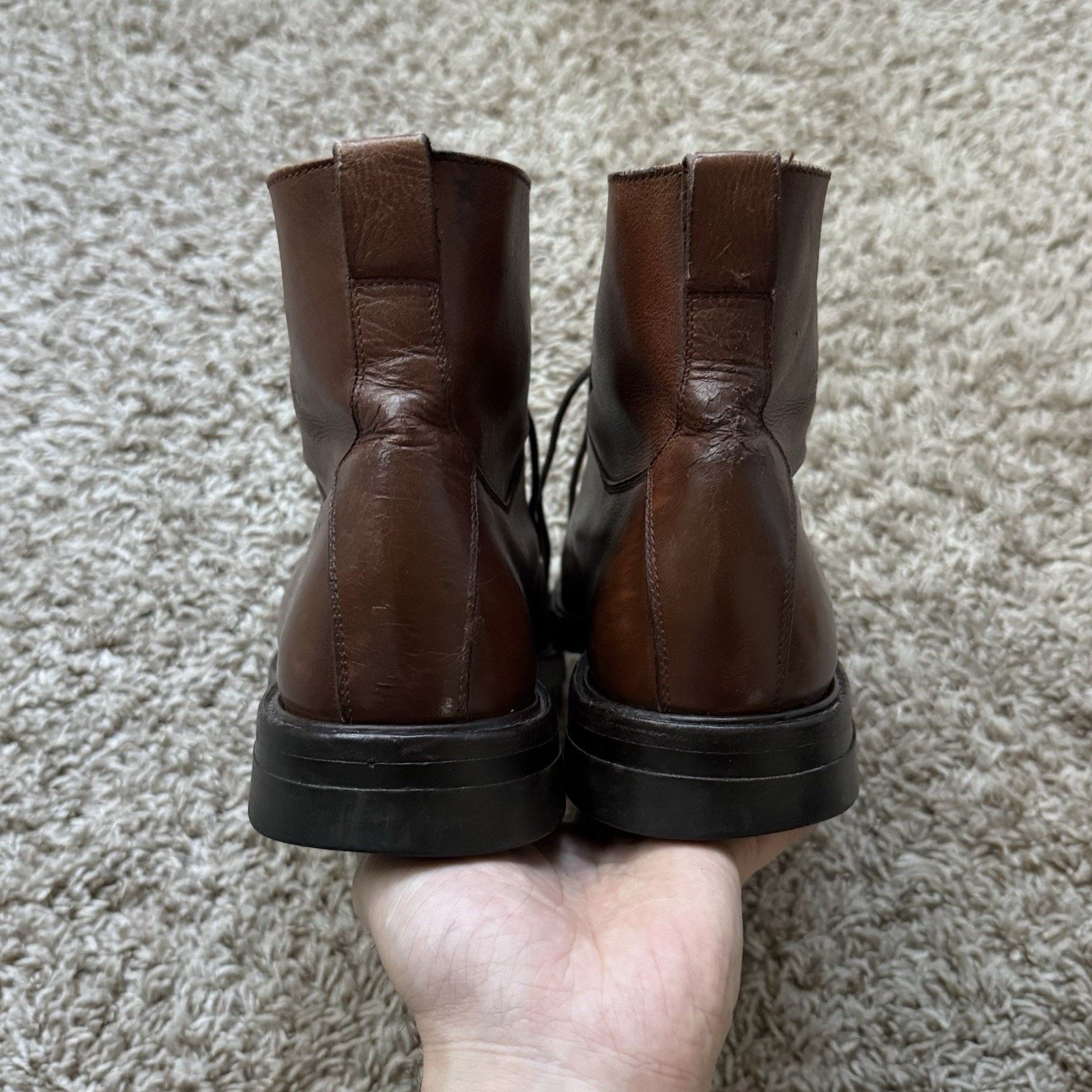 Heschung Heschung Ginkgo Brown Leather Boots US Size 10, EUR Size 9.5 Size US 10 / EU 43 - 6 Thumbnail