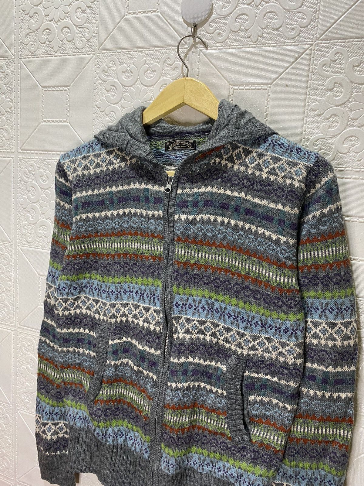 If Six Was Nine × Japanese Brand × Vintage Vintage 291295 = Homme Navajo Sweatshirt Size S / US 4 / IT 40 - 2 Thumbnail