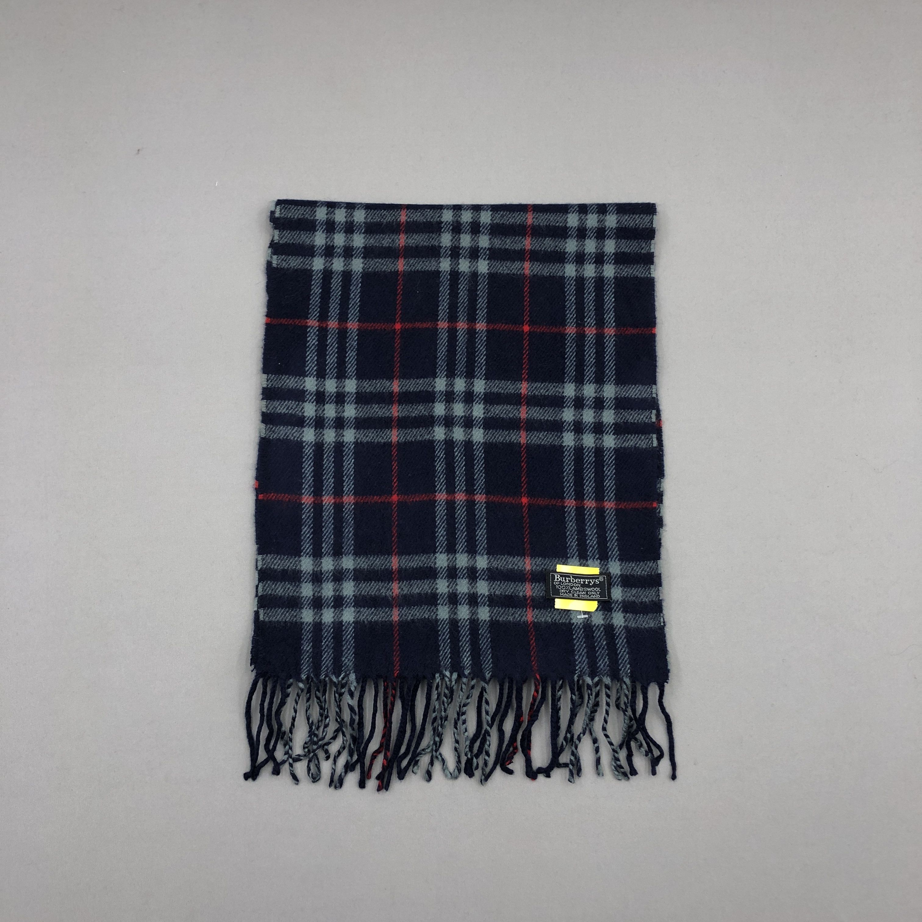 Burberry Vintage Burberry Scarf Muffler Wool Nova Check Neck Scarves Size ONE SIZE - 3 Thumbnail