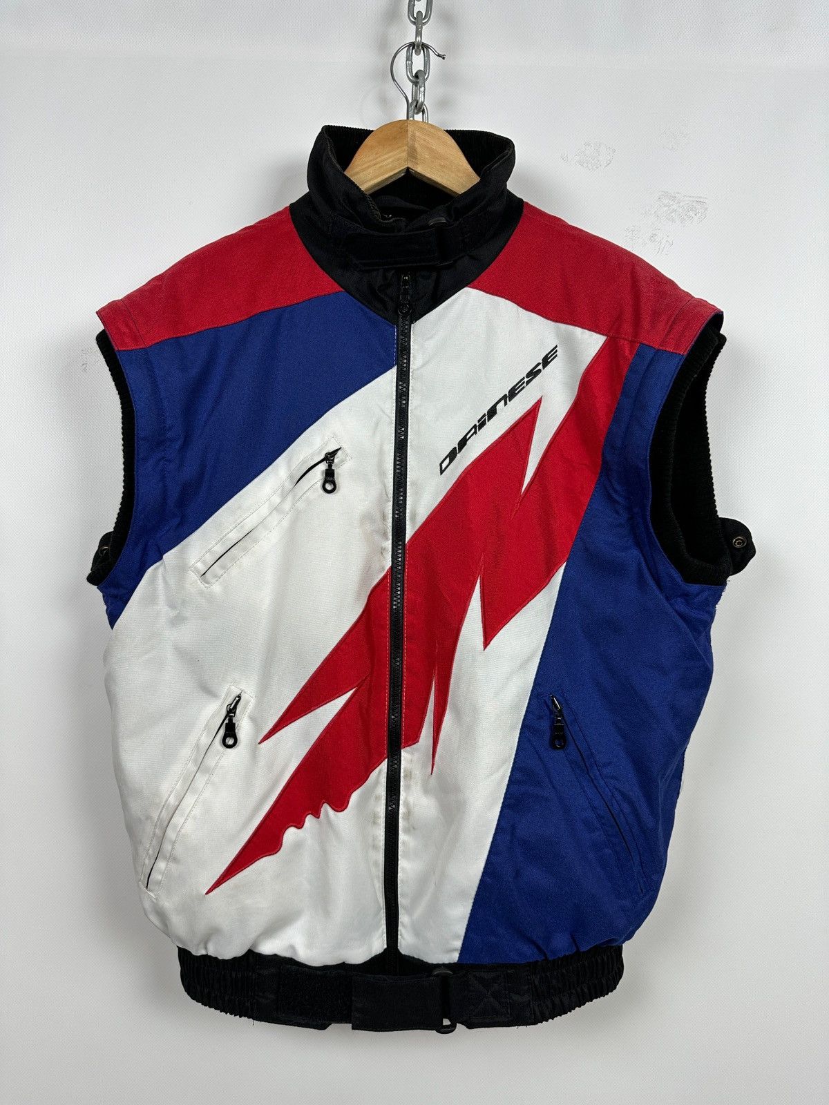 Dainese 90s Vintage Dainese Nylon Moto Racing Jacket / Vest Size US M / EU 48-50 / 2 - 7 Thumbnail